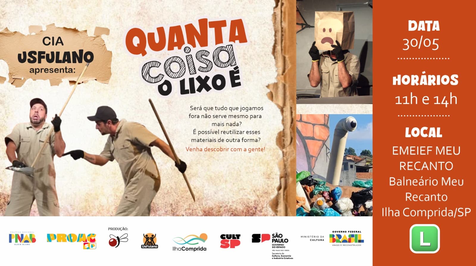 Banner do evento Quanta coisa o Lixo é 
