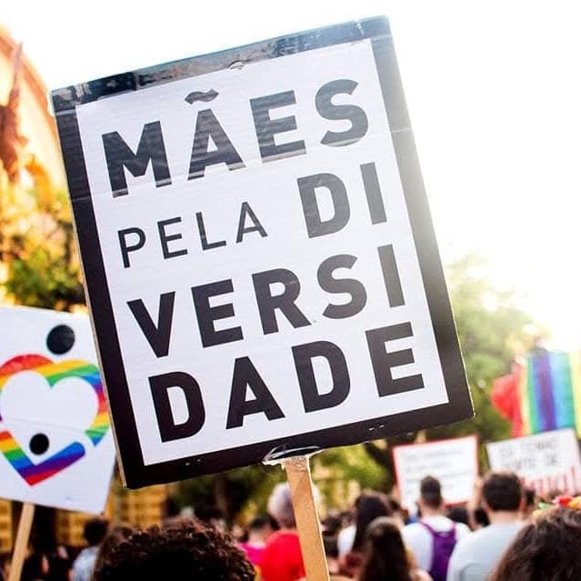 Banner do evento MÃES PELA DIVERSIDADE