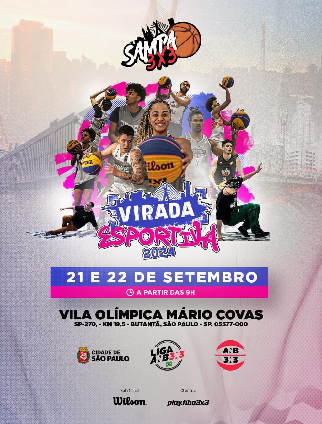 Banner do evento Virada Esportiva 2024