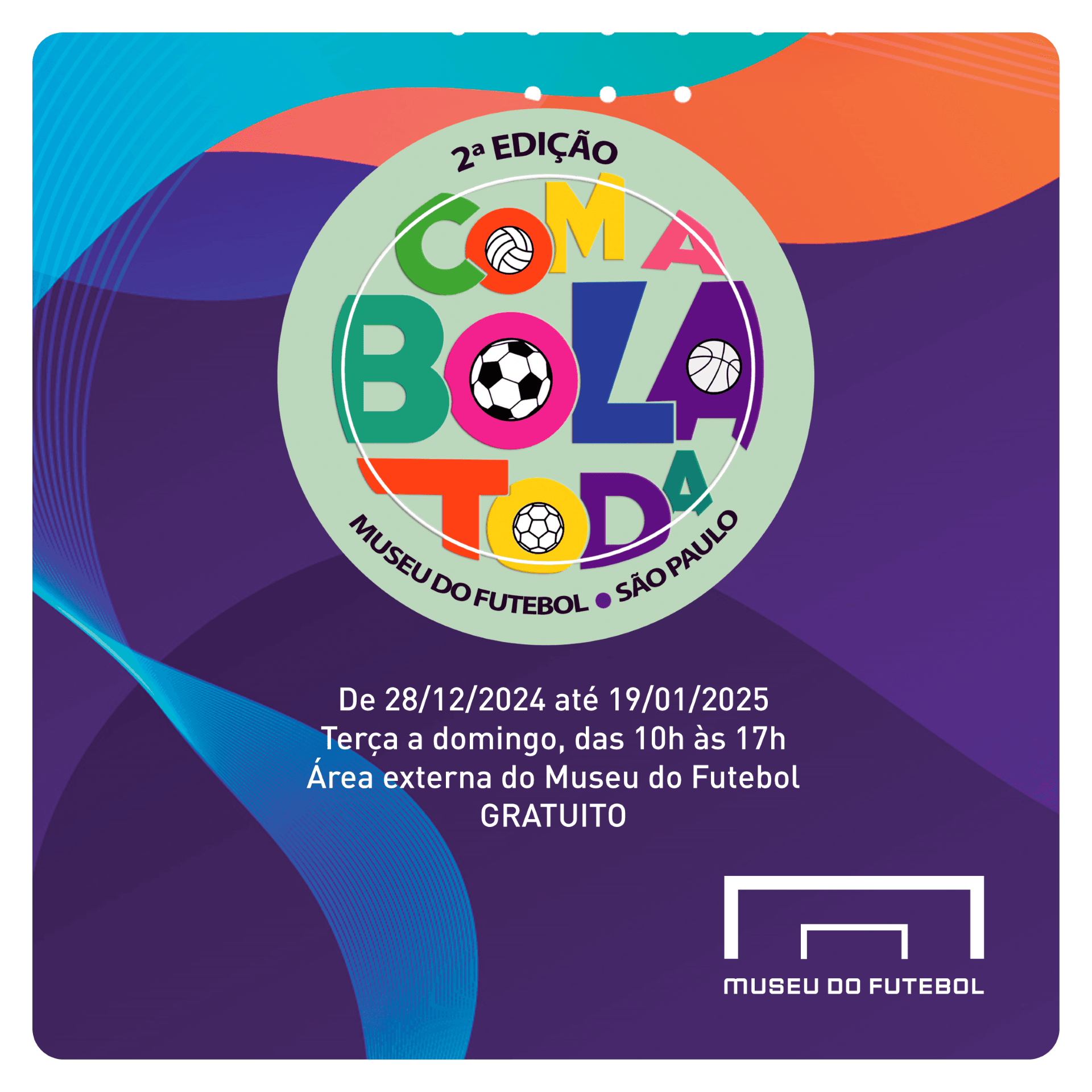 Banner do evento Com a Bola Toda 2