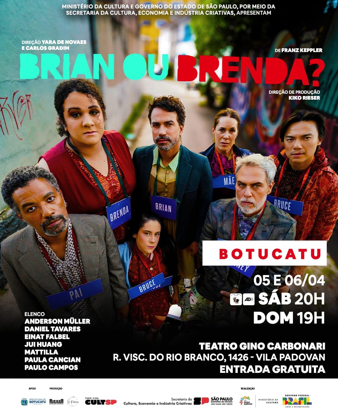 Banner do evento Brian ou Brenda?