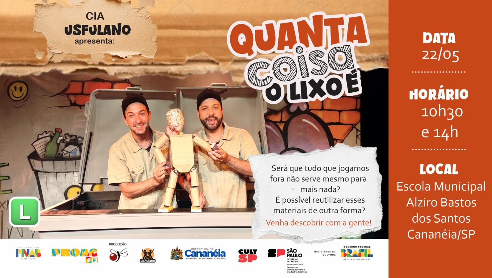 Banner do evento Quanta coisa o lixo é