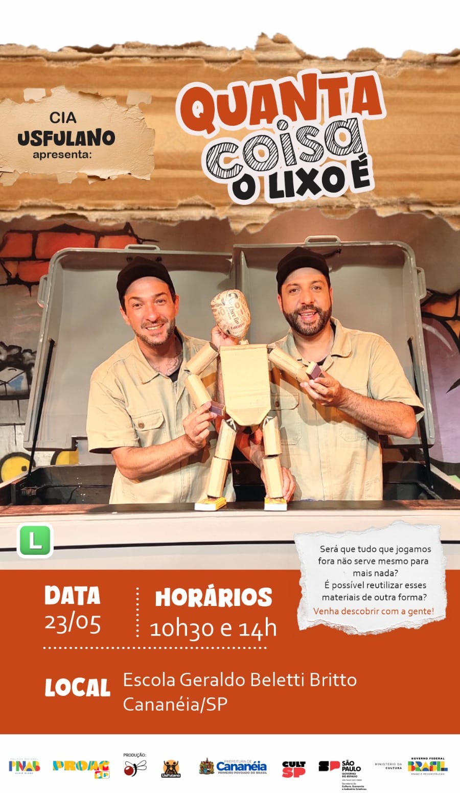 Banner do evento Quanta coisa o lixo é