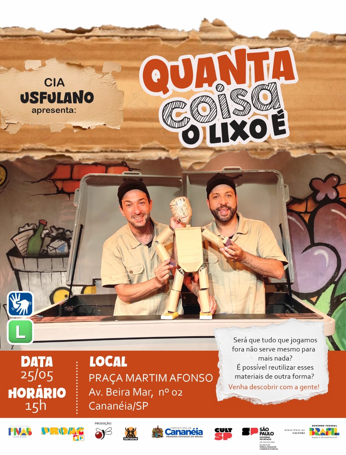 Banner do evento Quanta coisa o lixo é