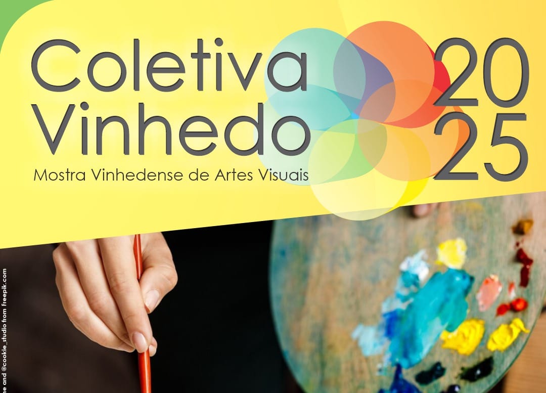 Banner do evento MOSTRA VINHEDENSE DE ARTES VISUAIS