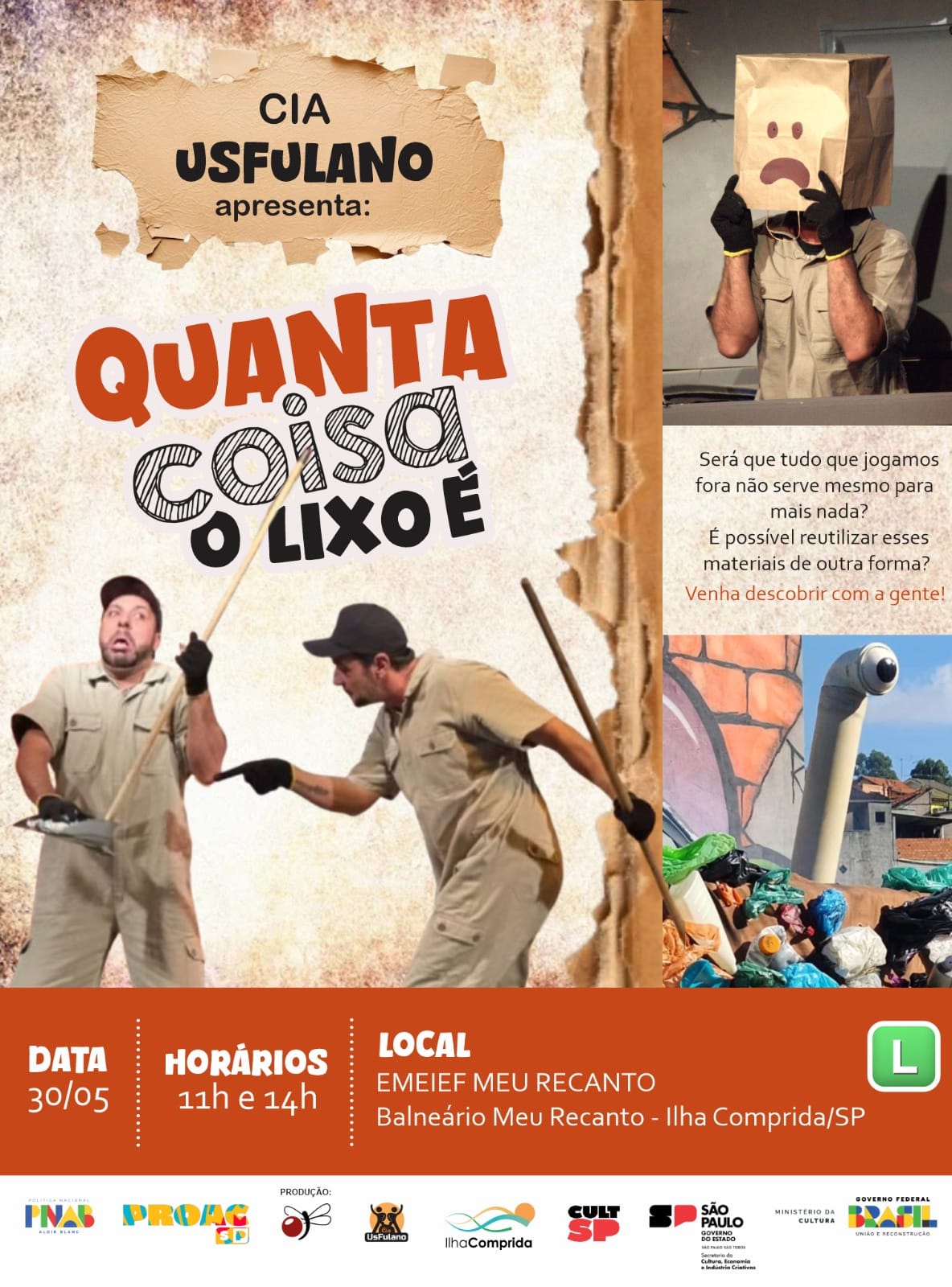 Banner do evento Quanta coisa o Lixo é 