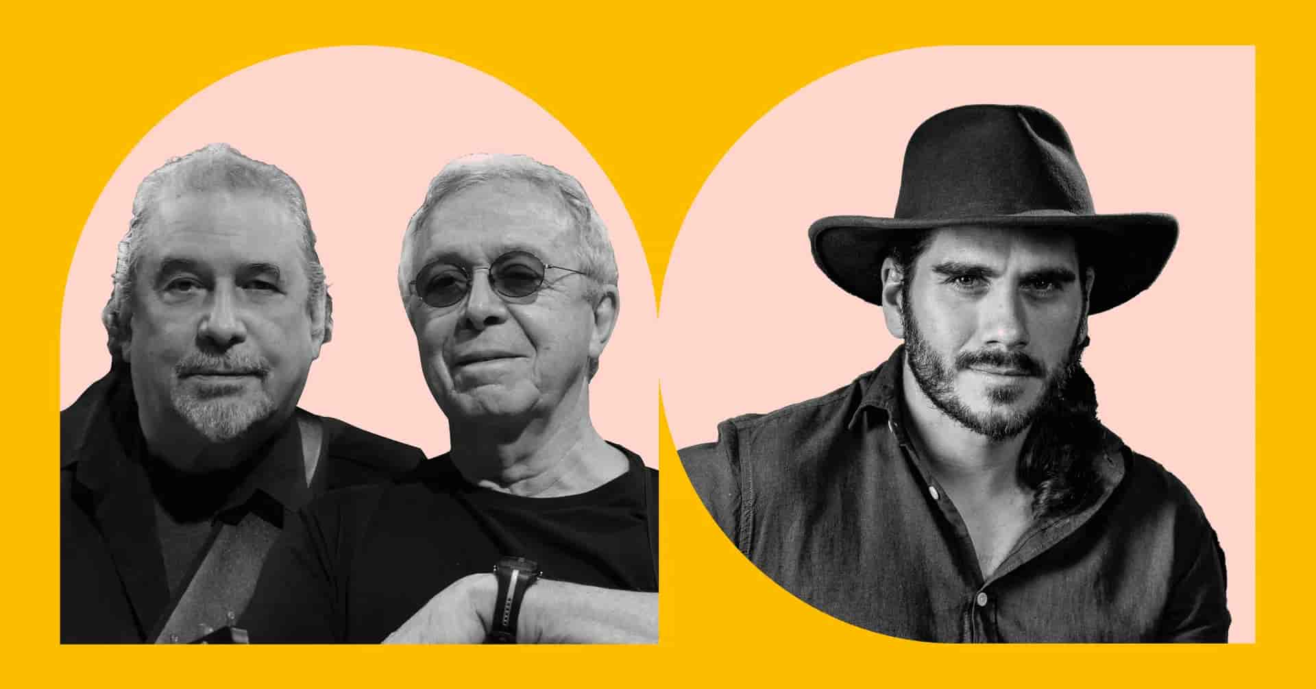 Banner do evento Encontros Históricos na Sala São Paulo: Sá & Guarabyra e Gabriel Sater