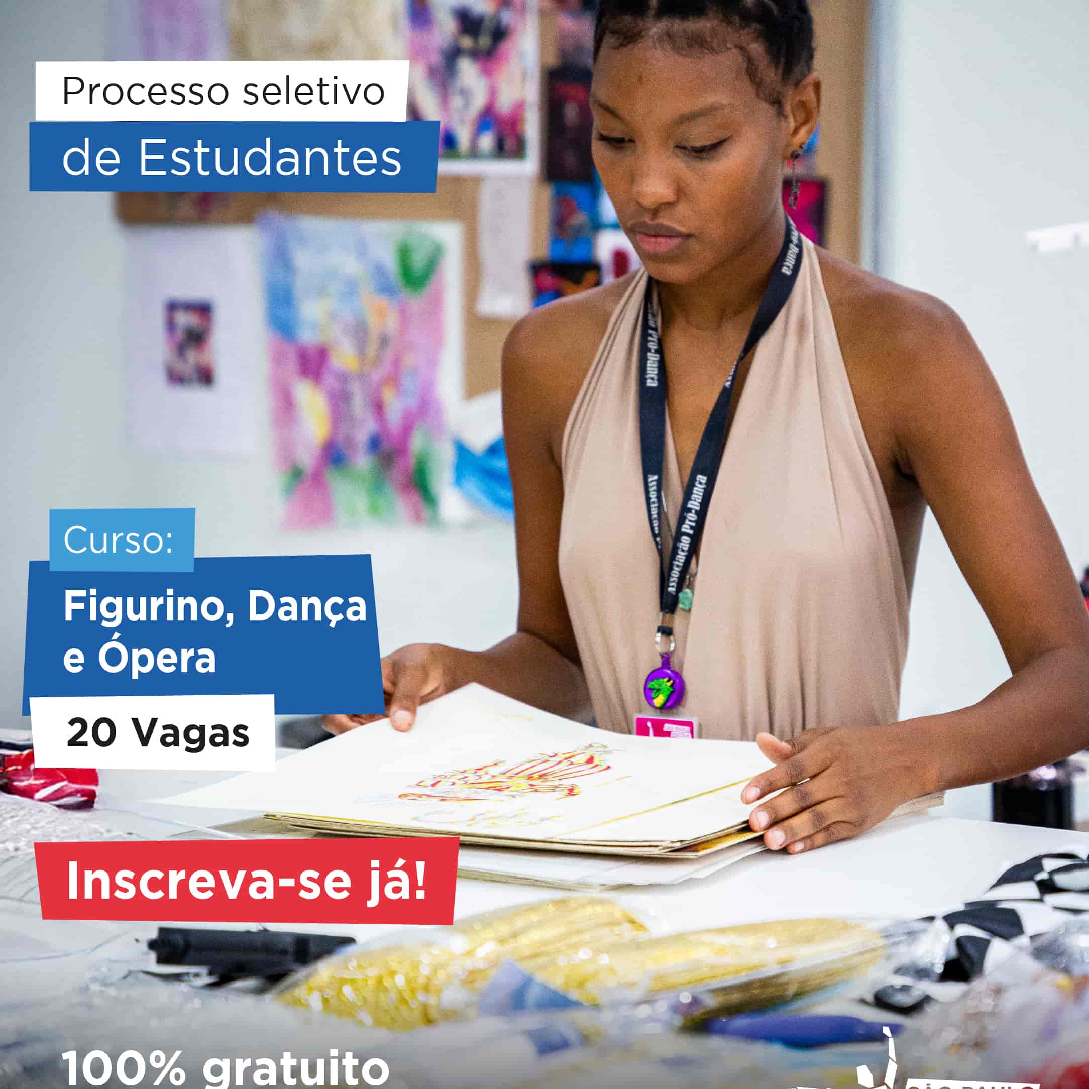 Banner do evento Curso de Extensão Cultural "Figurino, Dança e Ópera"