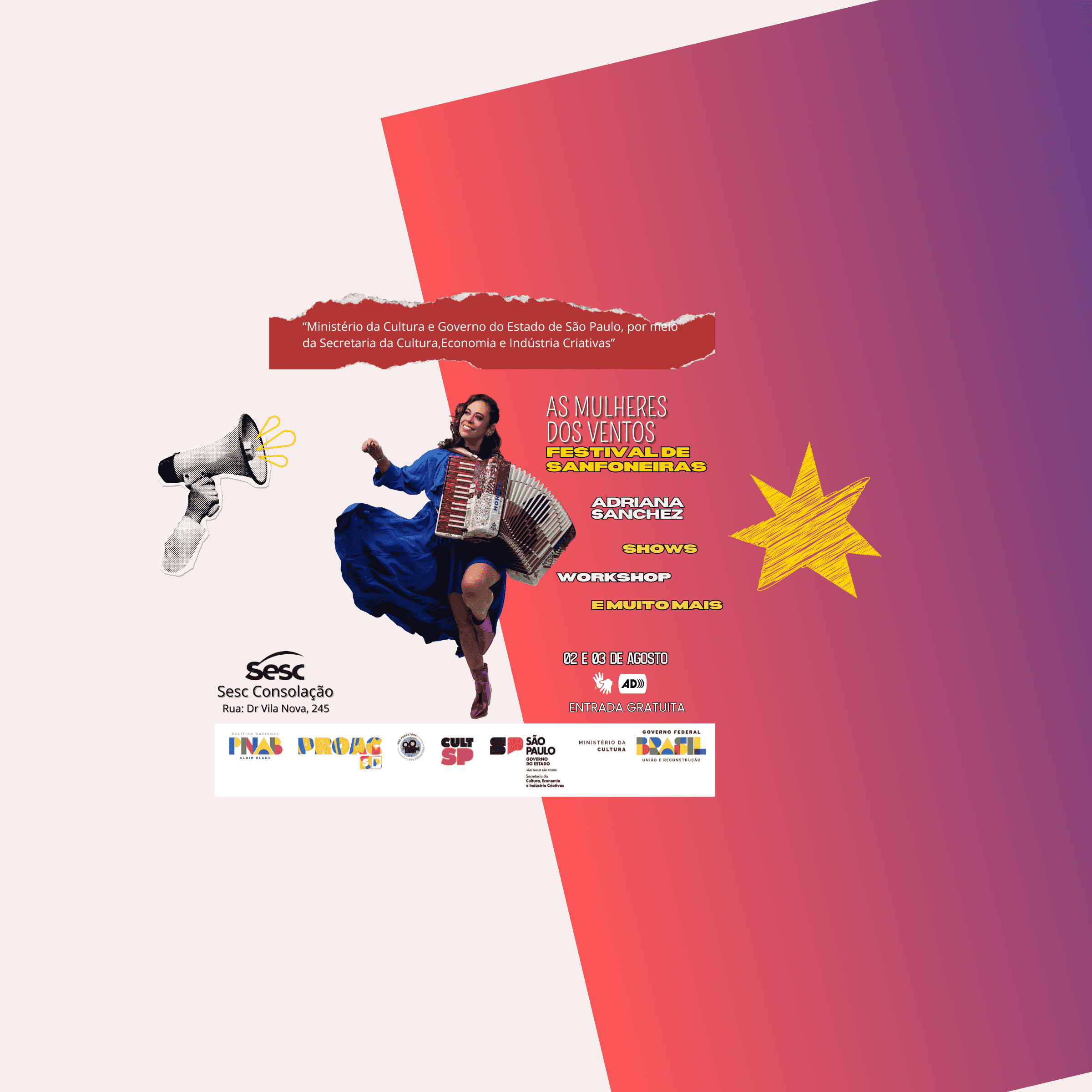 Imagem do evento As Mulheres dos Ventos Festival de Sanfoneiras