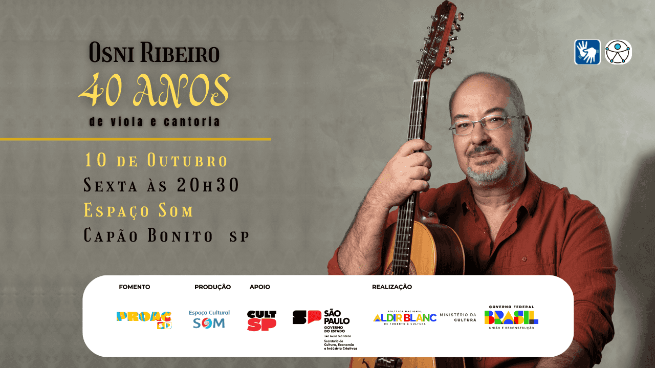 Imagem do evento Osni Ribeiro, 40 anos de Viola e Cantoria