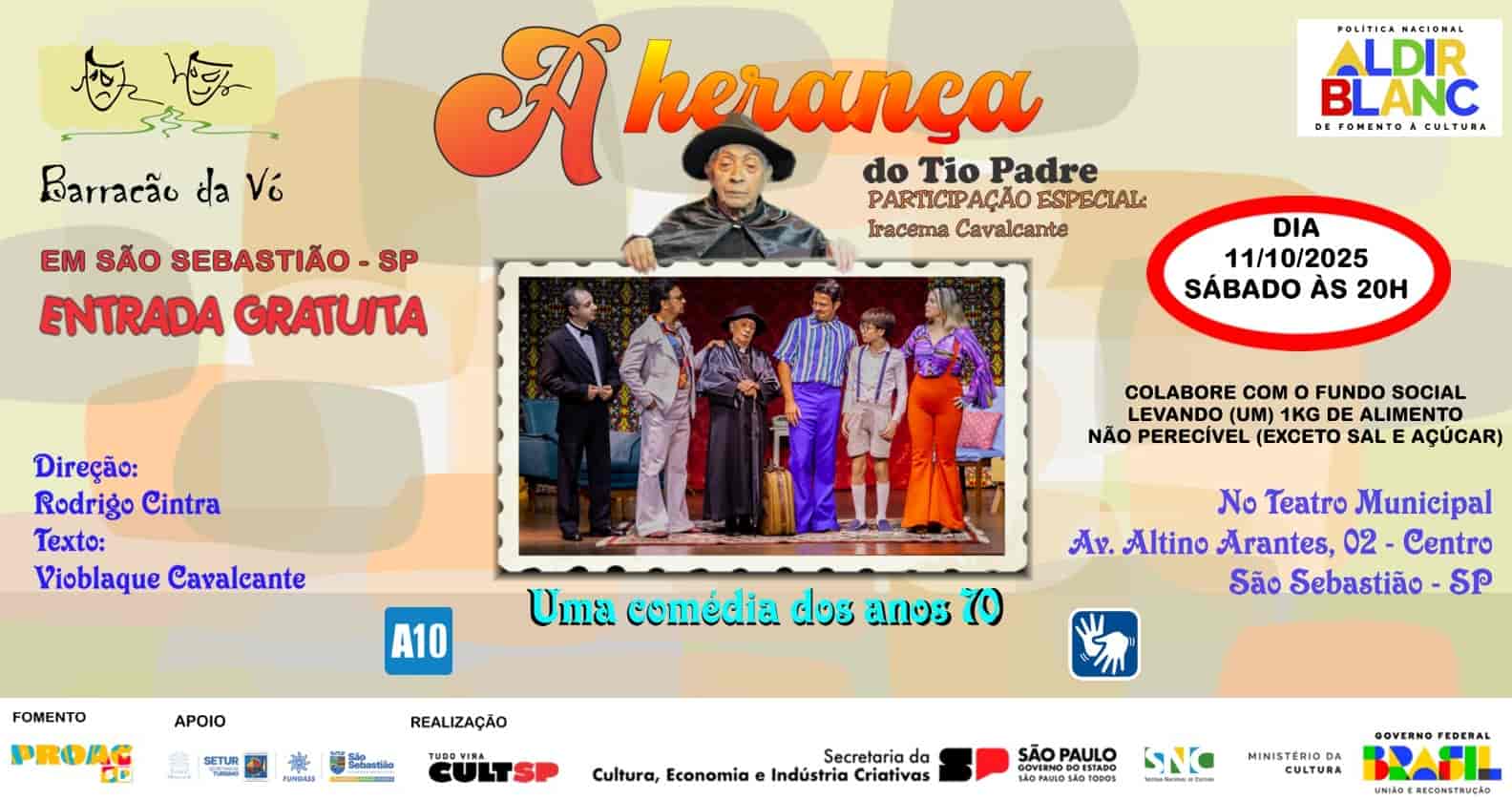 Imagem do evento A Herança do Tio Padre - Uma comédia dos anos 70