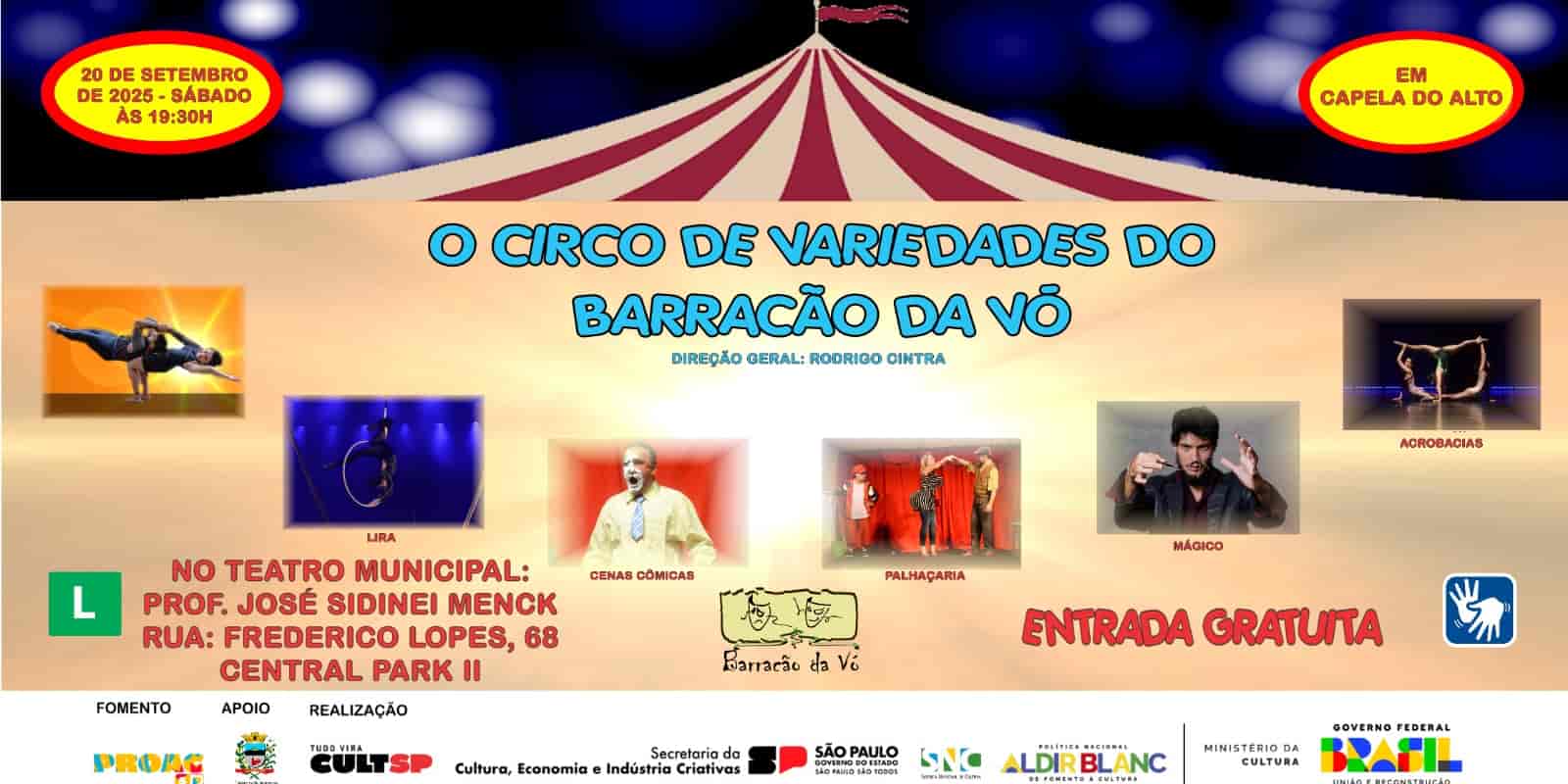Imagem do evento O Circo de Variedades do Barracão da Vó
