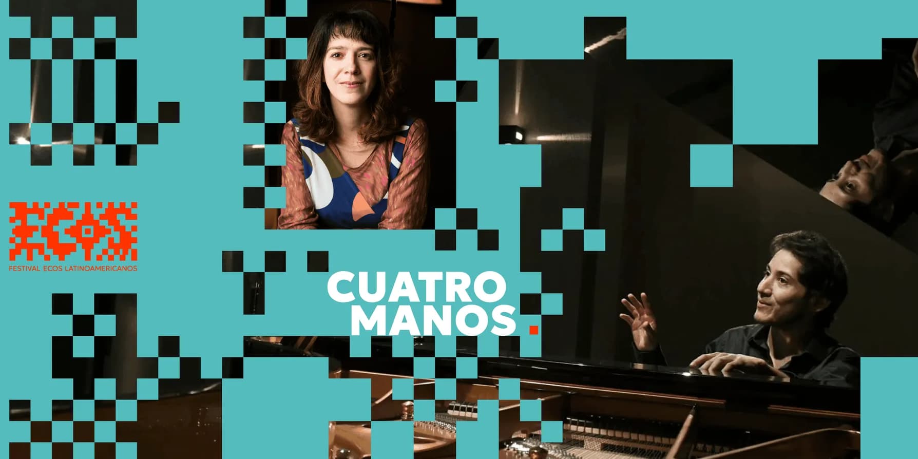 Banner do evento Festival Ecos Latinoamericanos | Cuatro Manos + Saideira