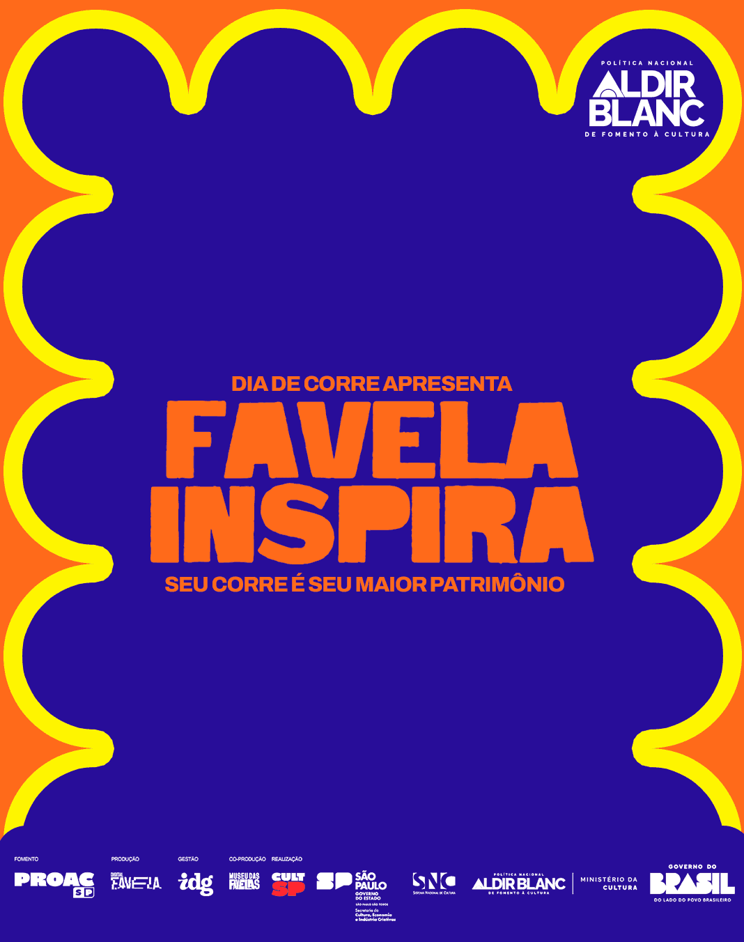Imagem do evento Dia de Corre apresenta Favela Inspira