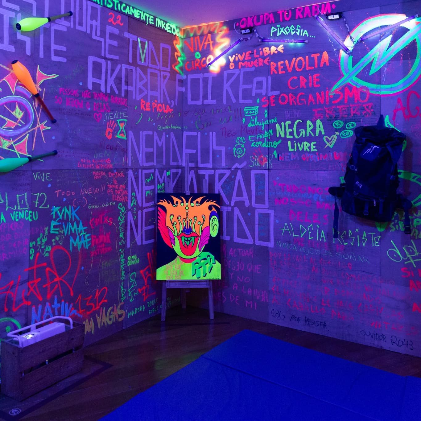 Banner do evento Ações Artísticas da Ocupação Ouvidor 63