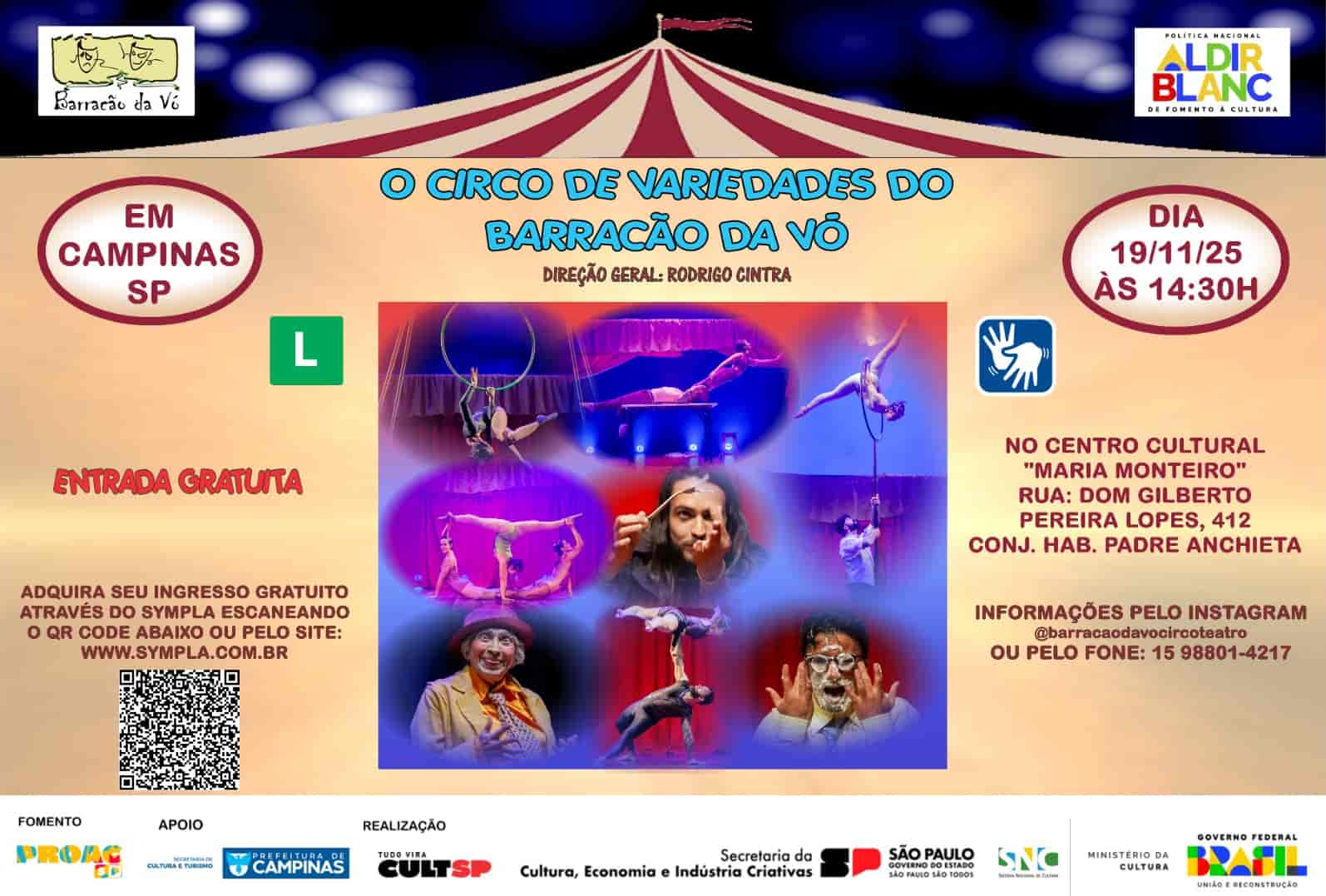 Imagem do evento O Circo de Variedades do Barracão da Vó