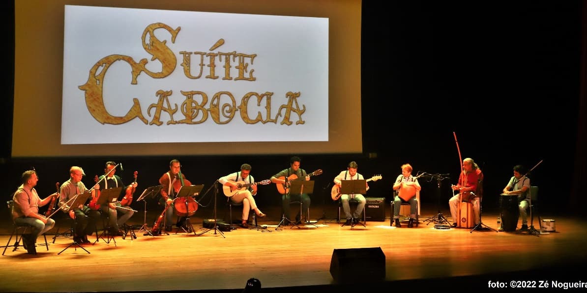 Banner do evento Suíte Cabocla - O encontro da Viola Caipira com Quarteto de Cordas