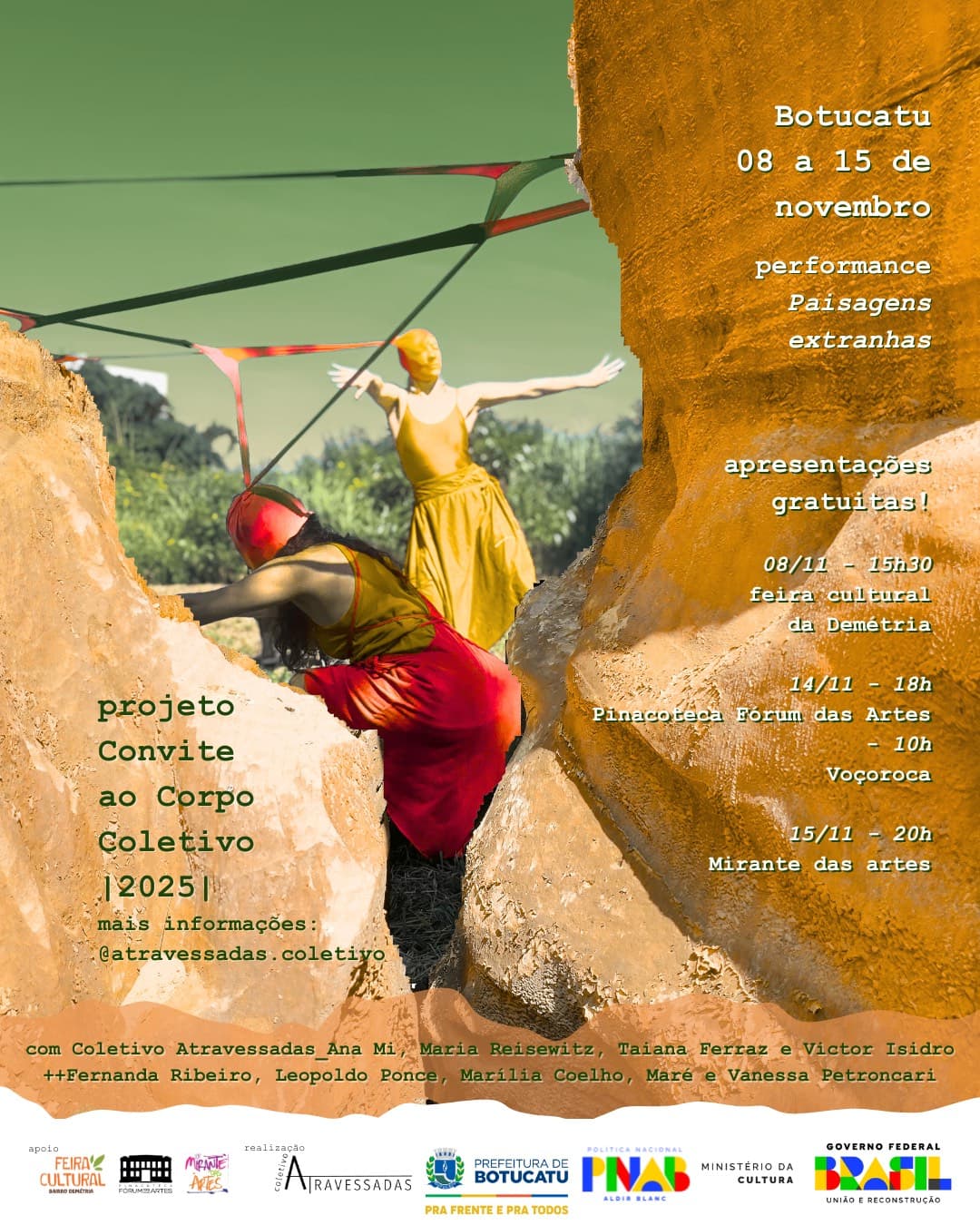 Banner do evento ✨ Performance “Paisagens Extranhas” em Botucatu ✨