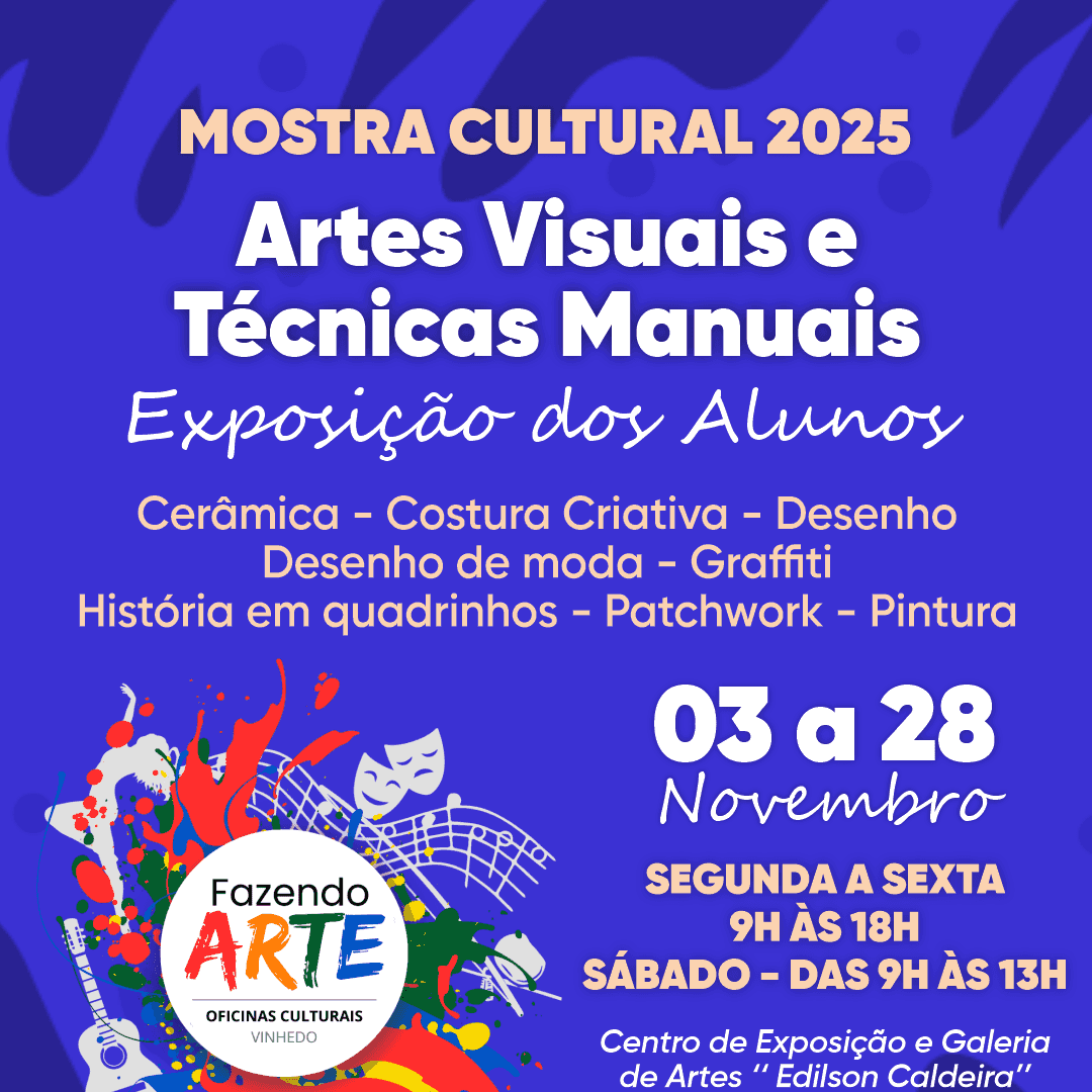 Imagem do evento MOSTRA CULTURAL VINHEDO 2025
