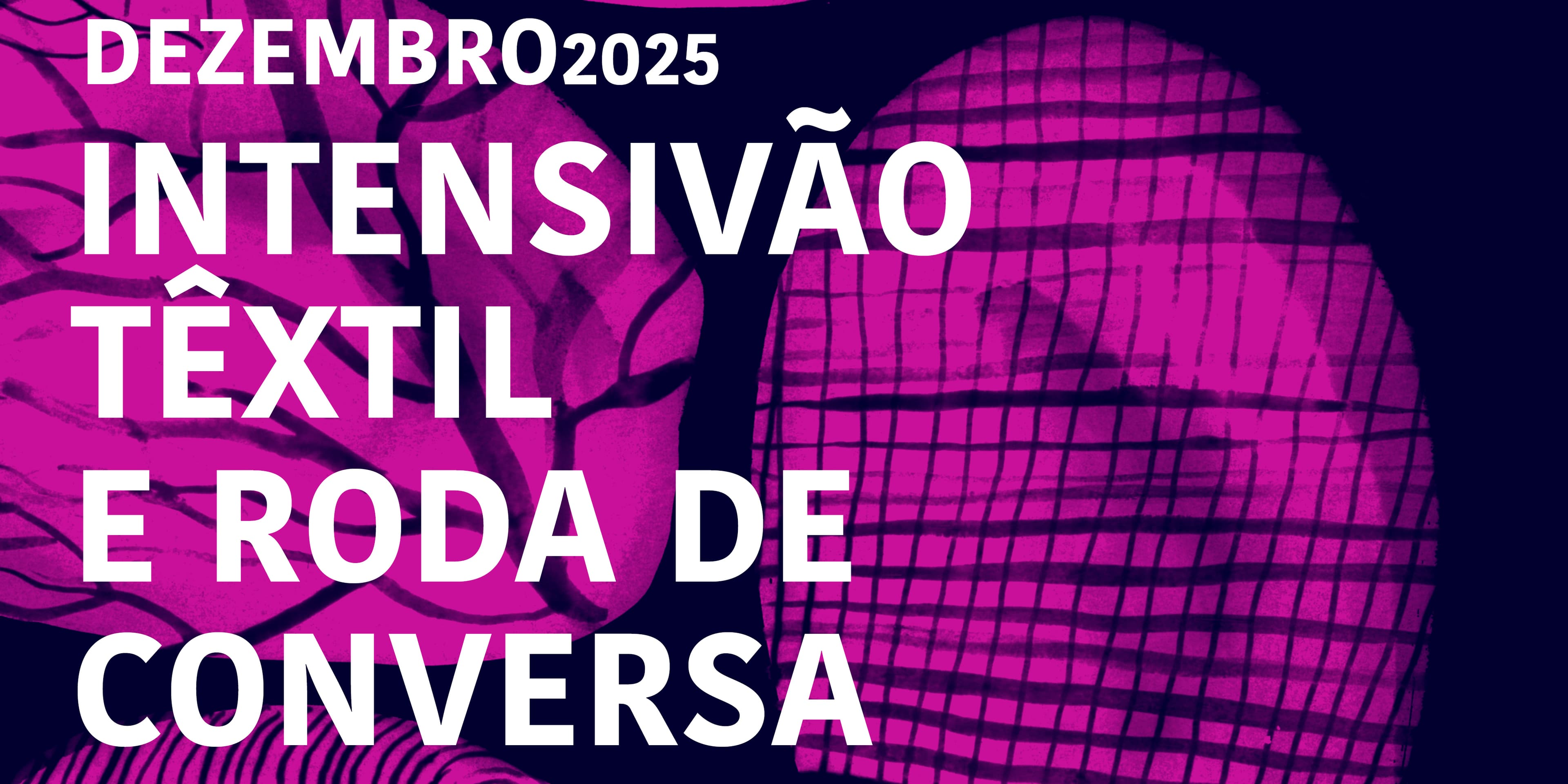 Banner do evento Ateliê de criatividade têxtil