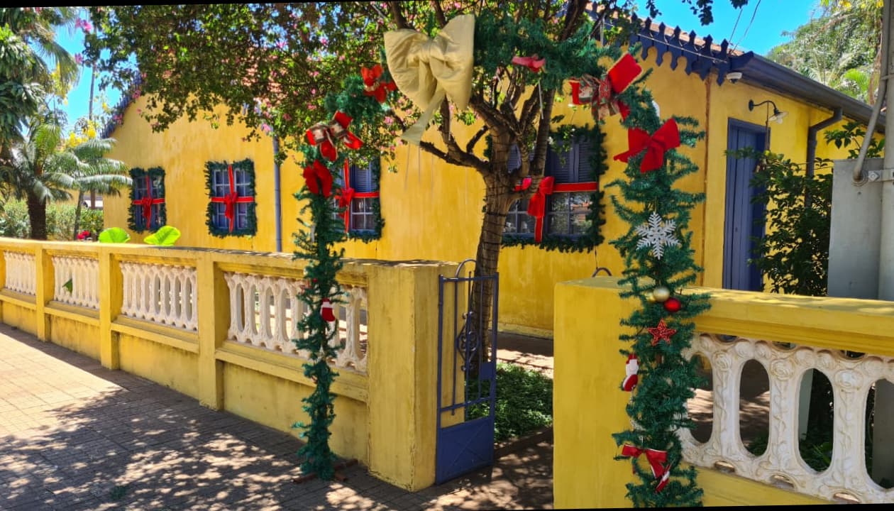 Banner do evento Aniversário de Portinari: Jardim de Natal