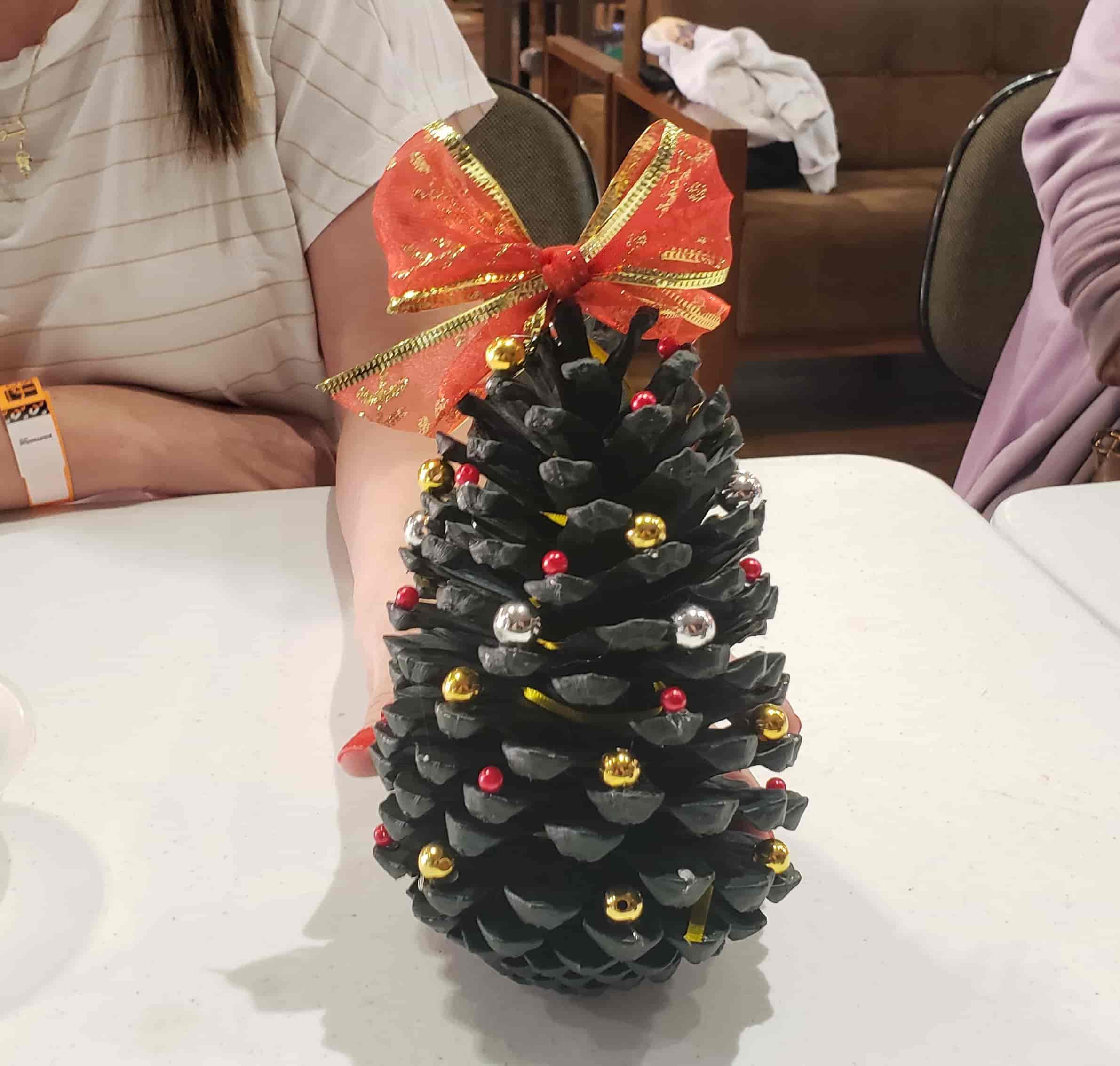 Banner do evento Oficina Temática: Árvores Natalinas