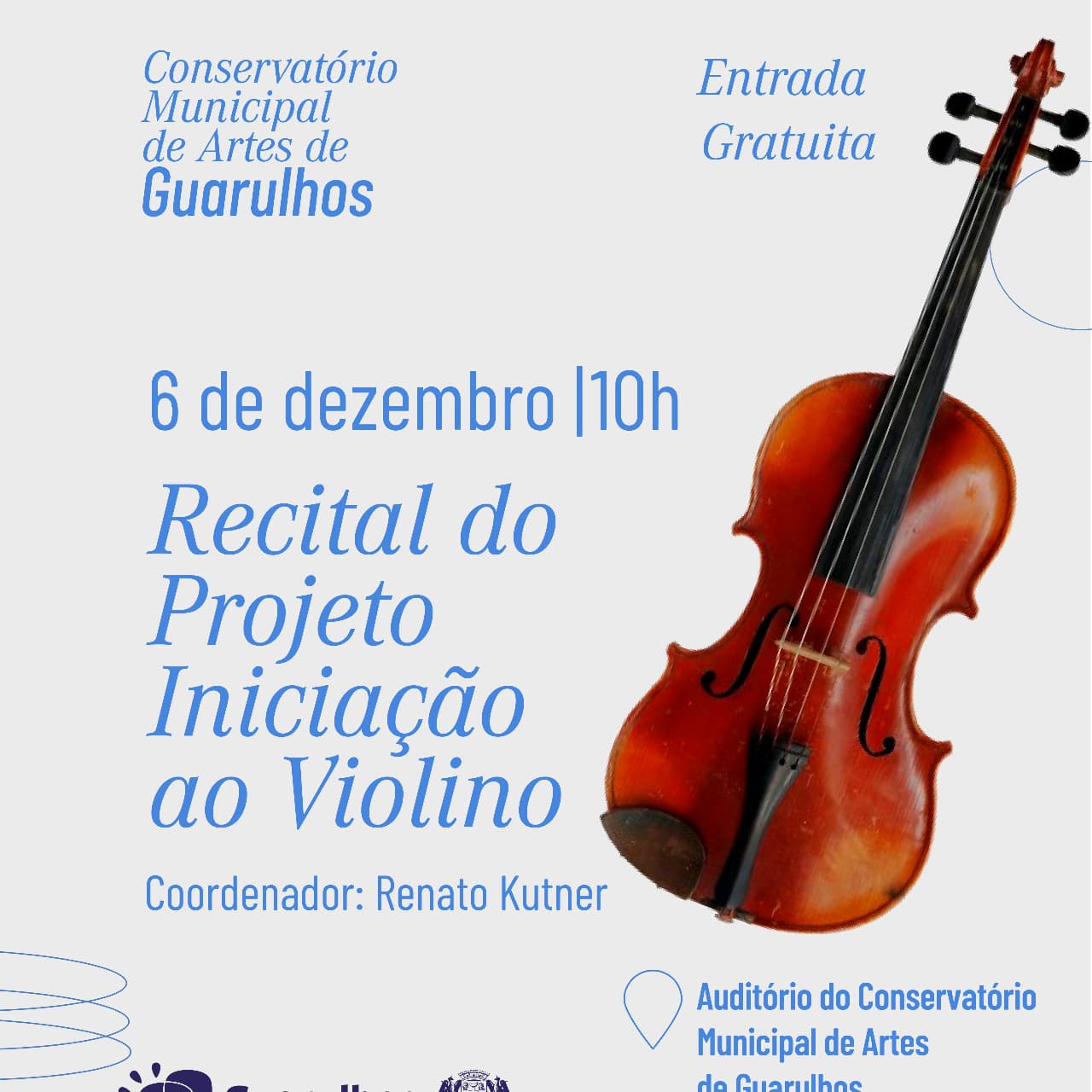Banner do evento RECITAL VIOLINO
