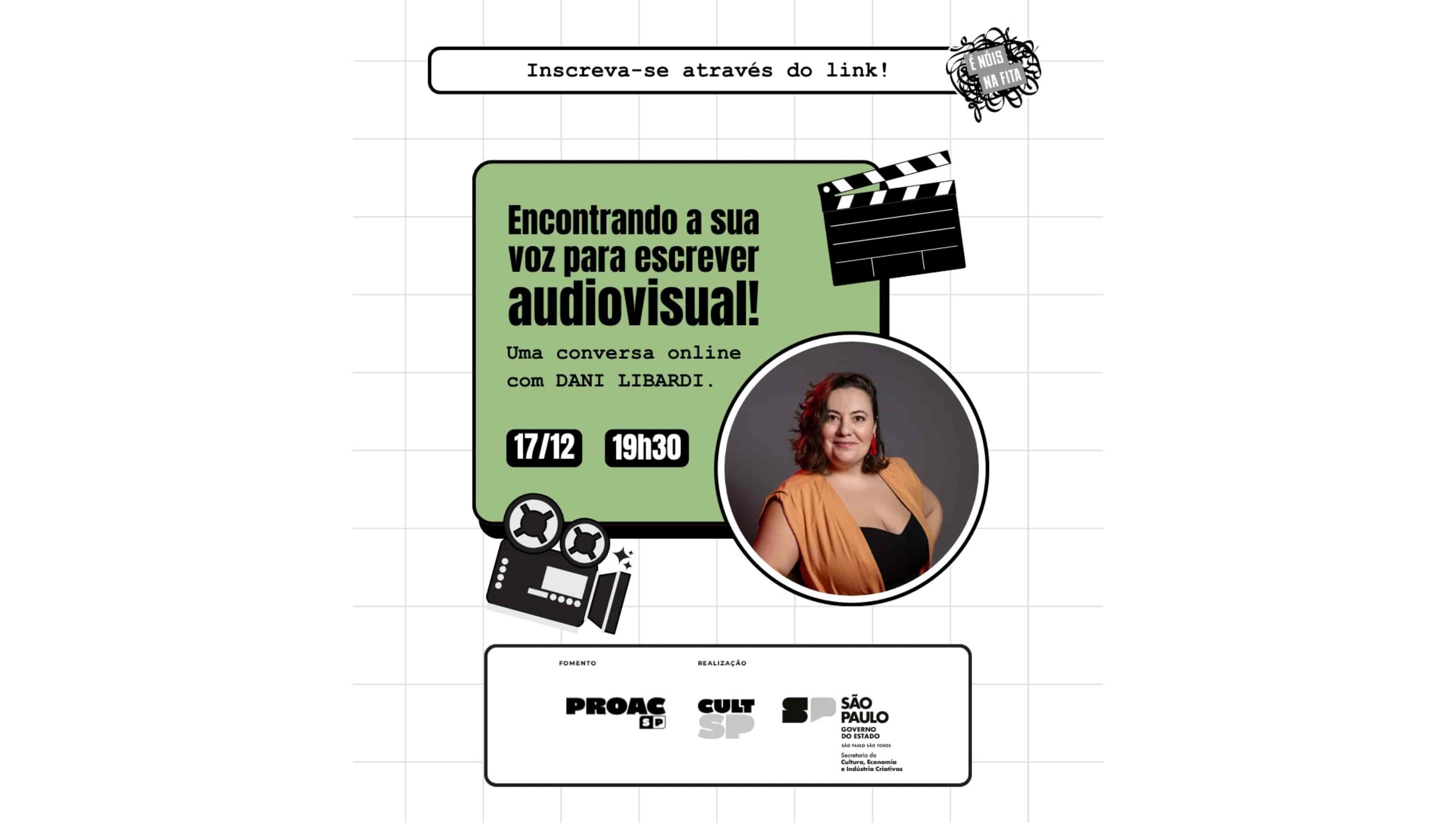 Imagem do evento Encontrando sua voz para escrever audiovisual