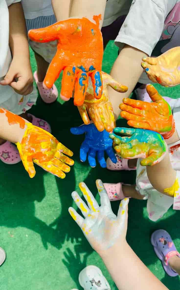 Imagem do evento Atividade de férias: Pintando com as mãos e pés