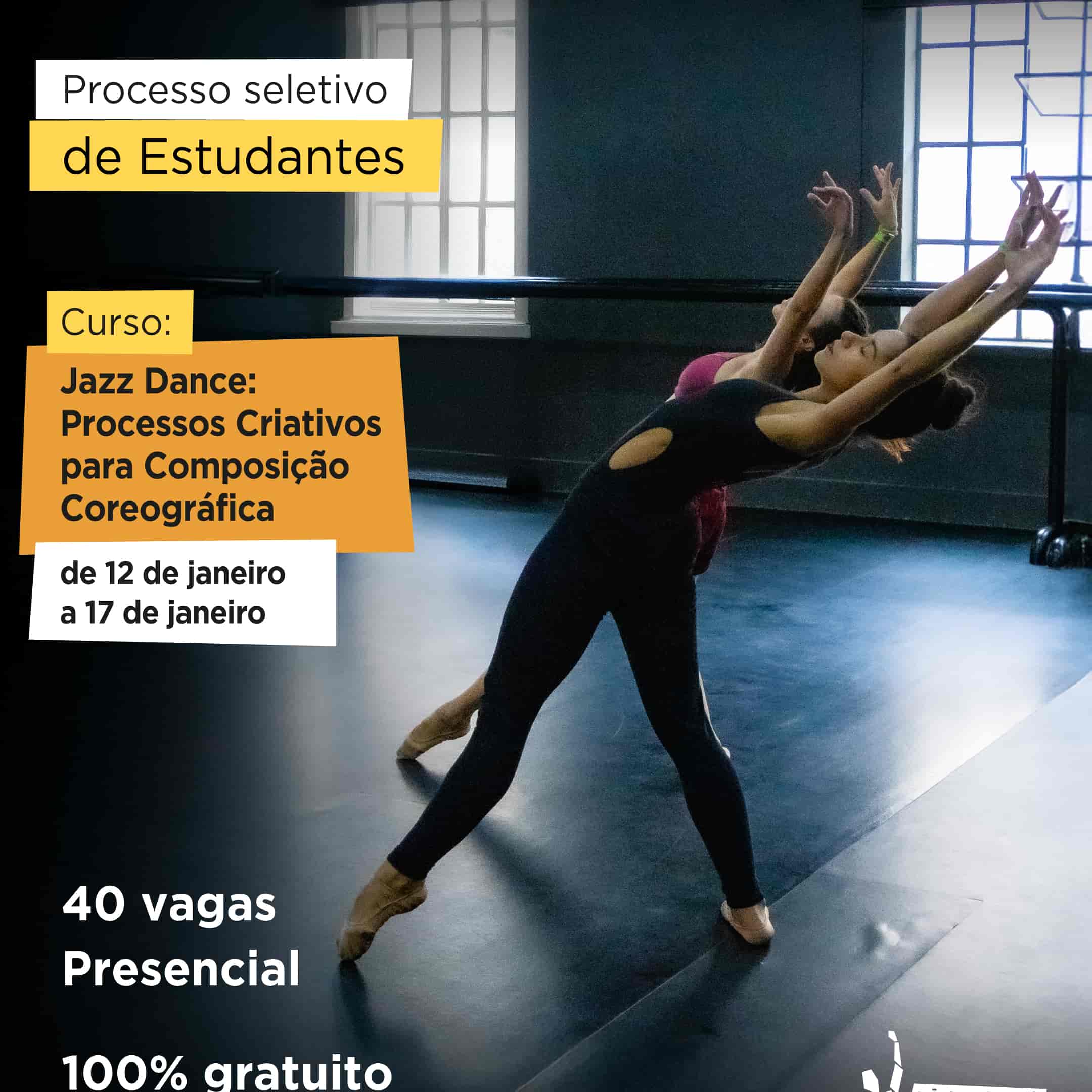 Imagem do evento Jazz Dance: Processos Criativos para Composição Coreográfica