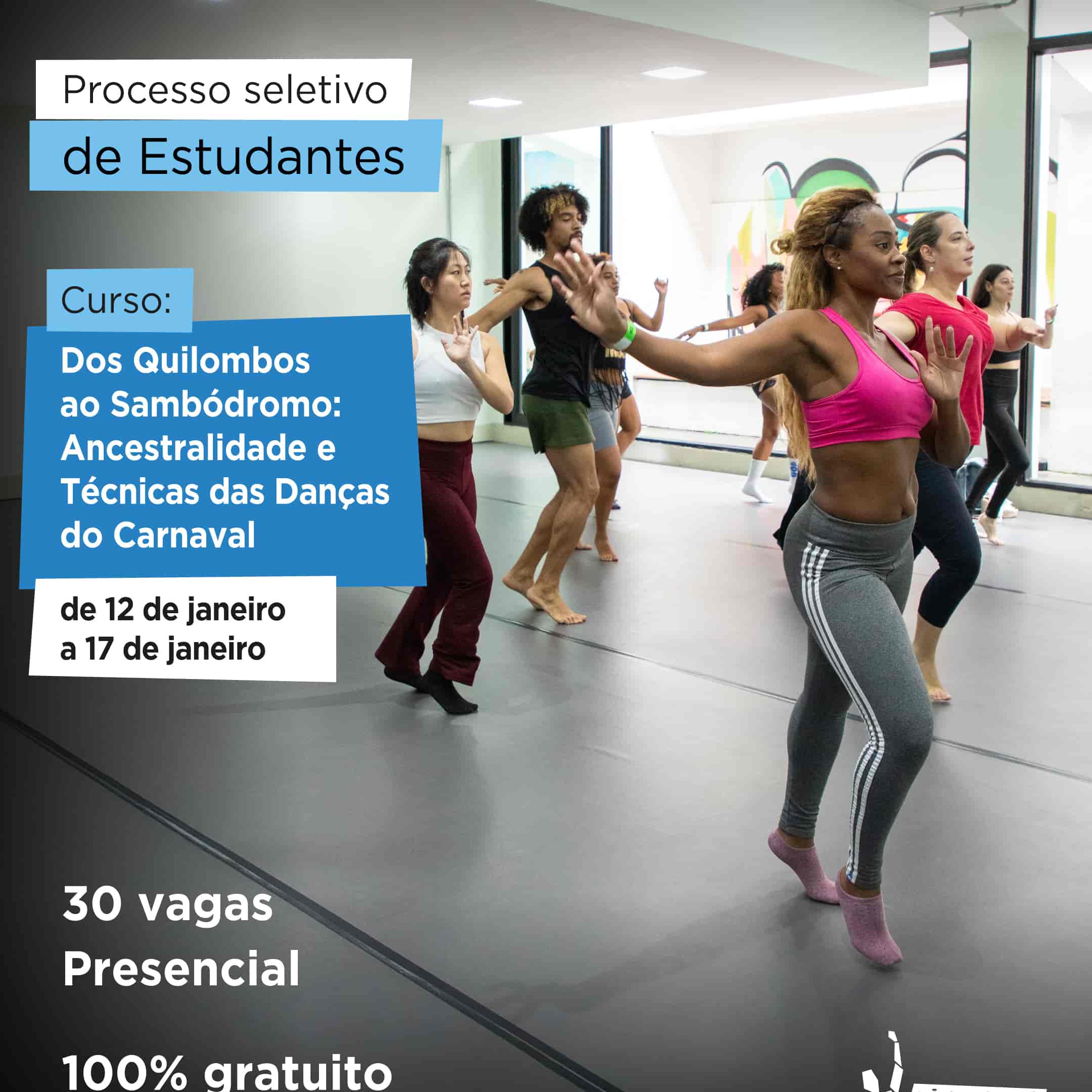 Imagem do evento Dos Quilombos ao Sambódromo: Ancestralidade e Técnicas das Danças do Carnaval