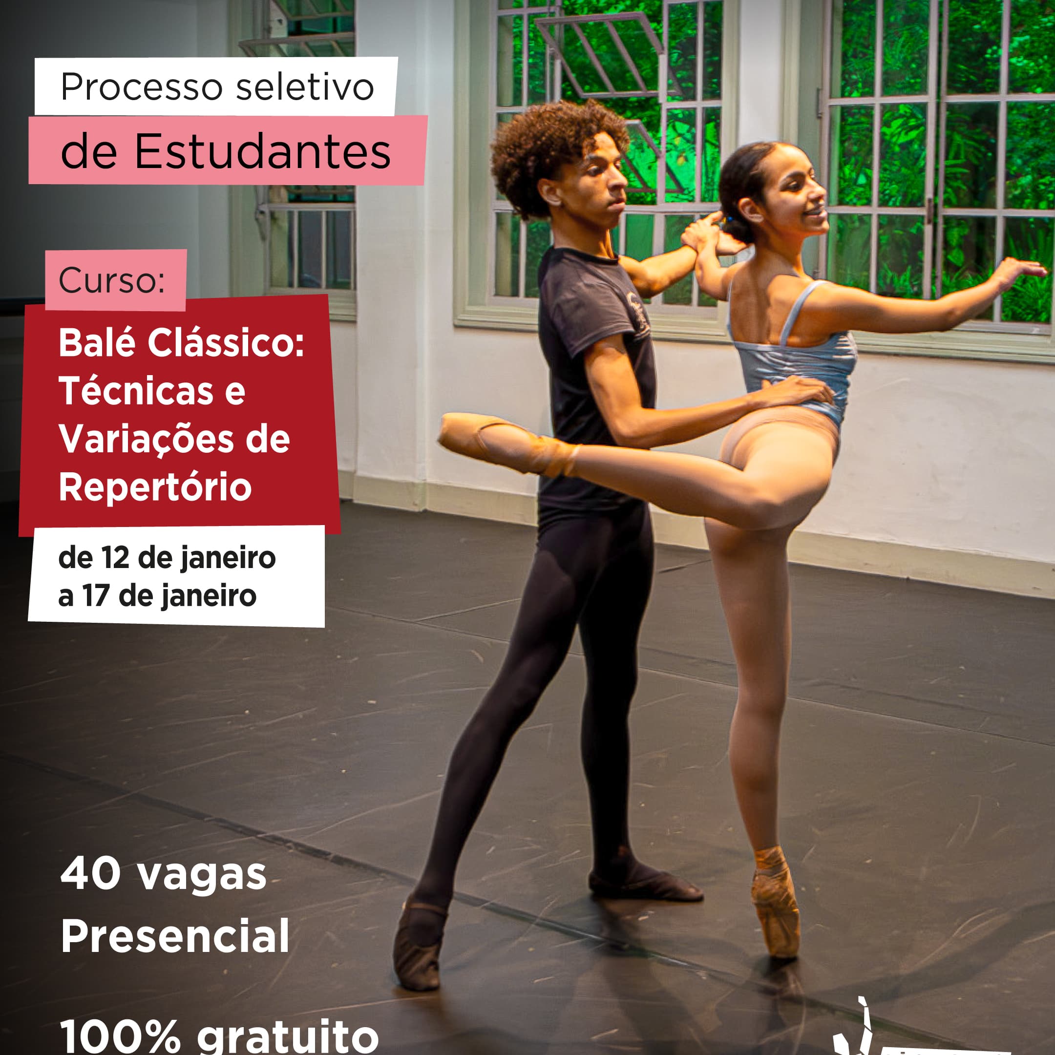 Banner do evento Balé Clássico: Técnicas e Variações de Repertório