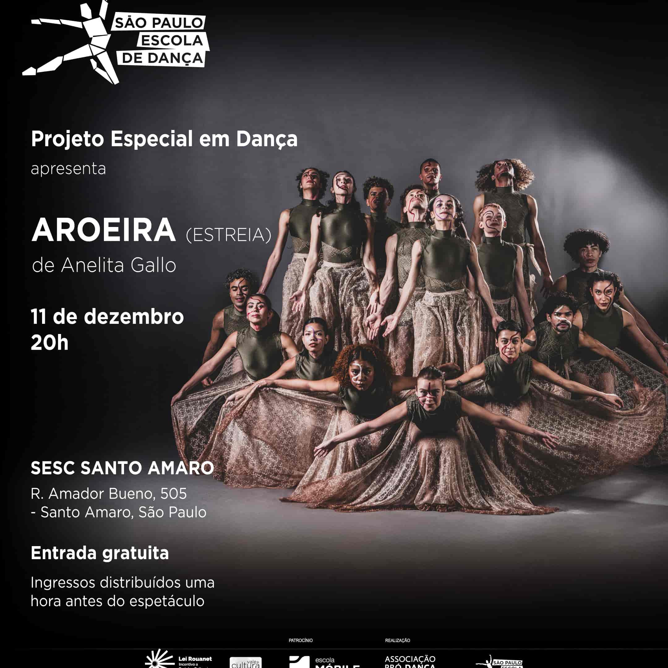 Imagem do evento Estreia Espetáculo Aroeira - Projeto Especial da São Paulo Escola de Dança