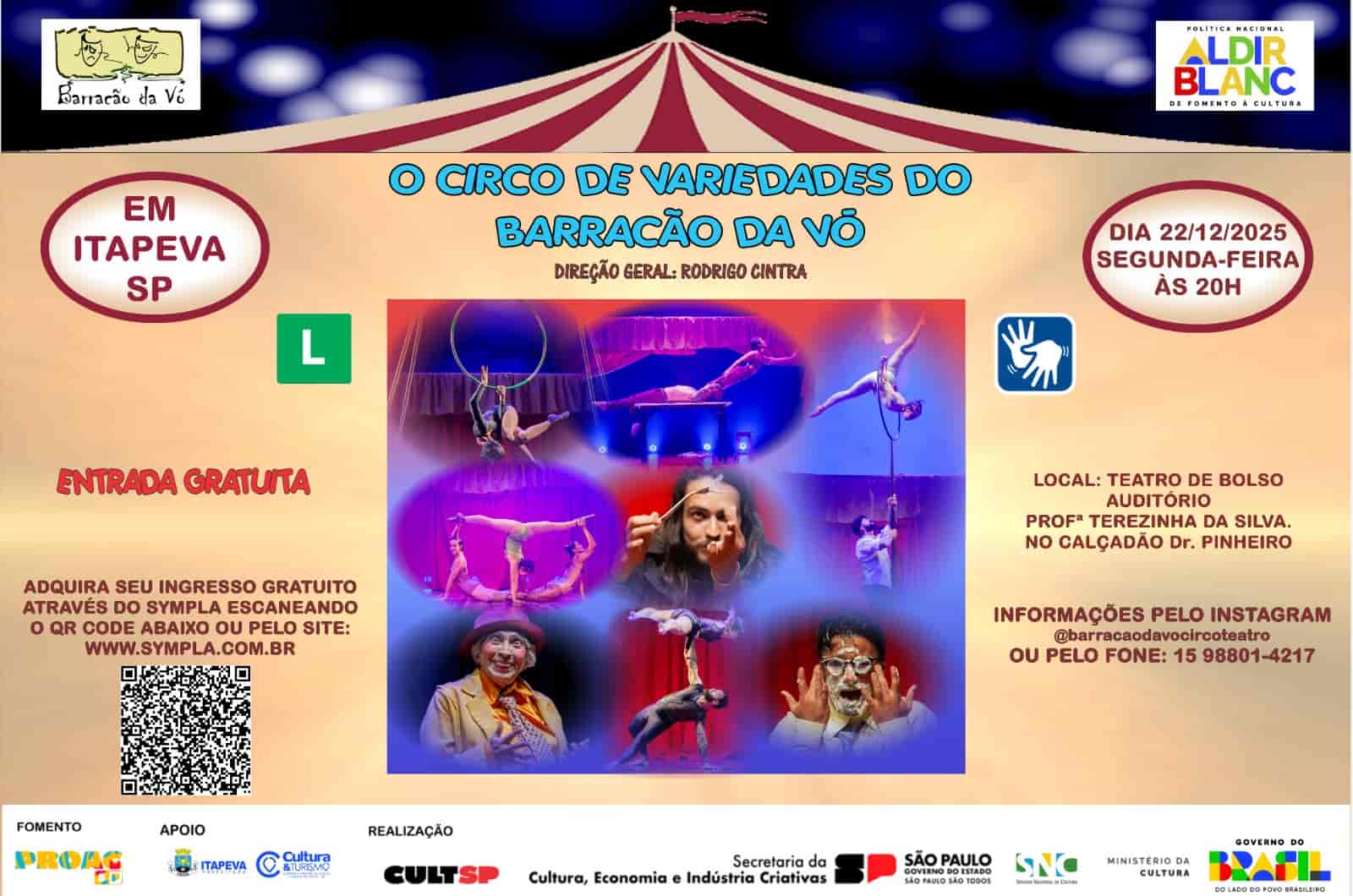 Imagem do evento O Circo de Variedades do Barracão da Vó