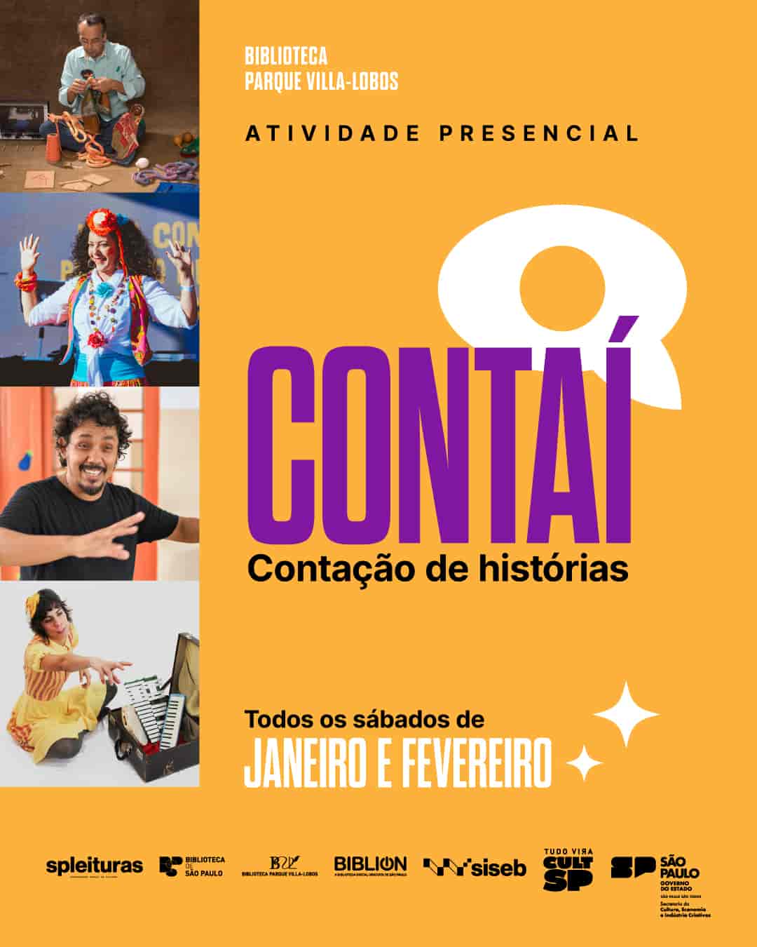 Imagem do evento Contação de Histórias – Contaí