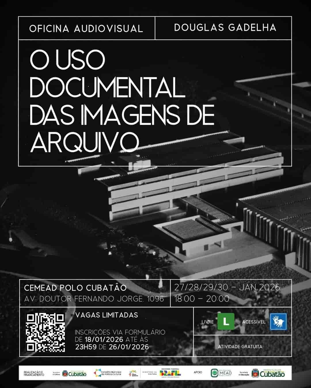 Imagem do evento Oficina Audiovisual - O uso documental das imagens de arquivo