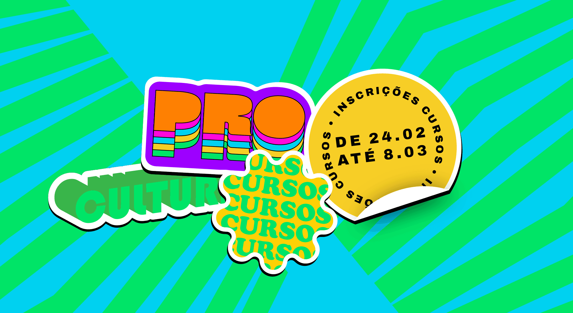 Banner do evento CULTSP PRO | cursos presenciais e online no Estado de São Paulo
