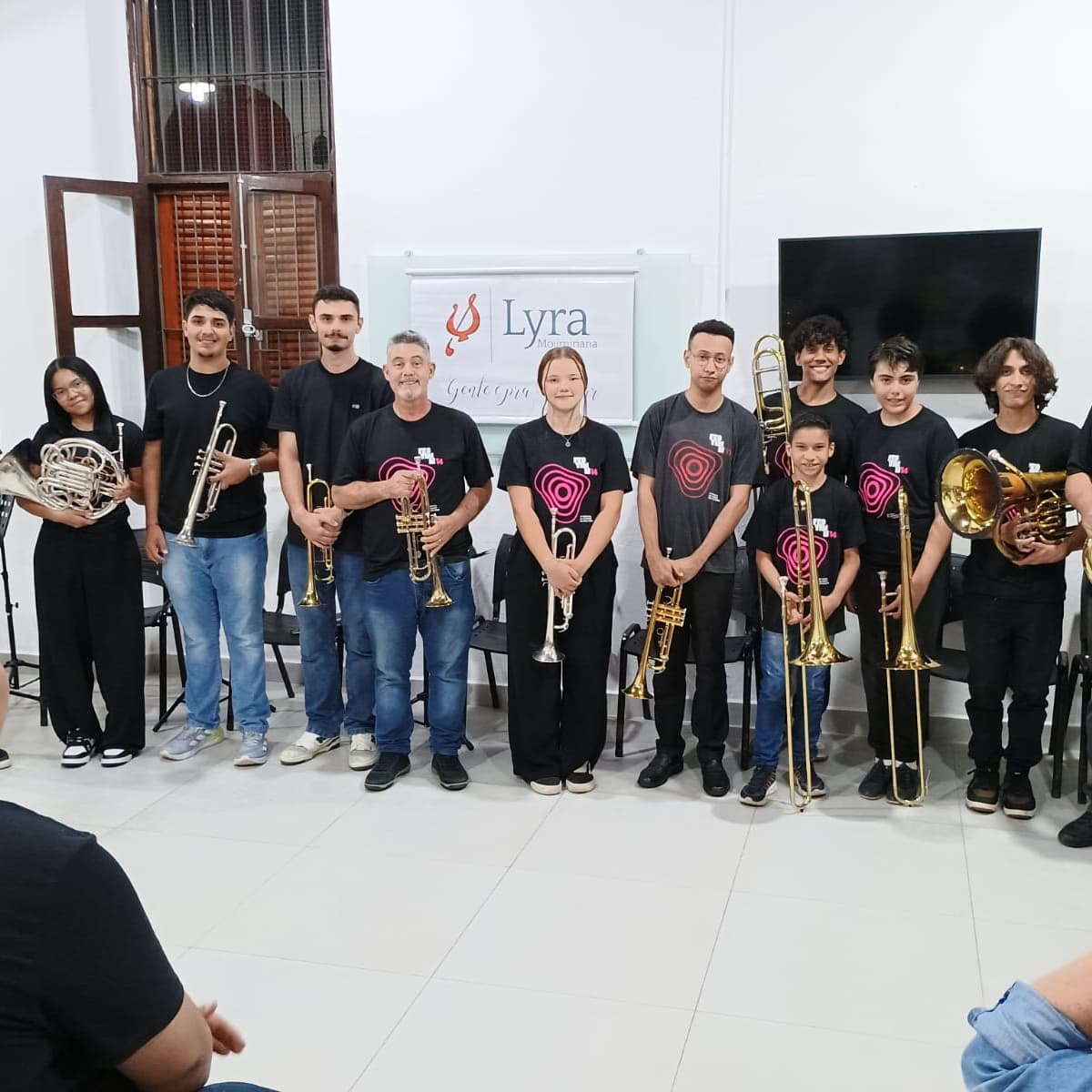 Banner do evento Aulas de Instrumentos Metais (bombardino, trombone, tuba, trompete e trompa)