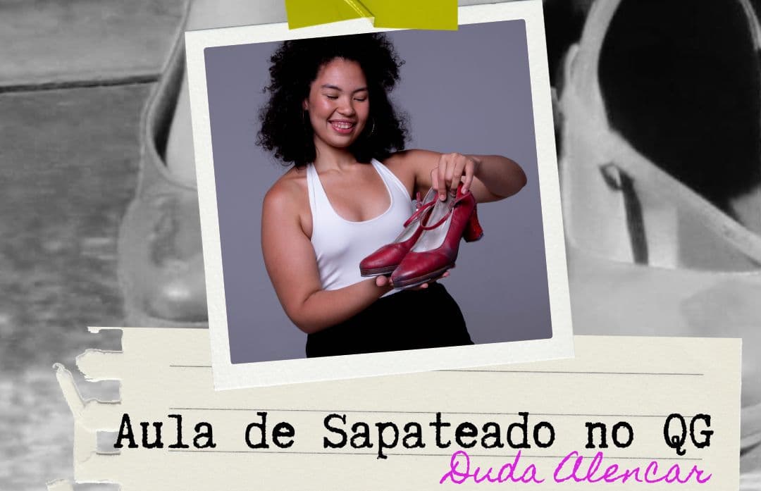 Banner do evento Aula de Sapateado no QG