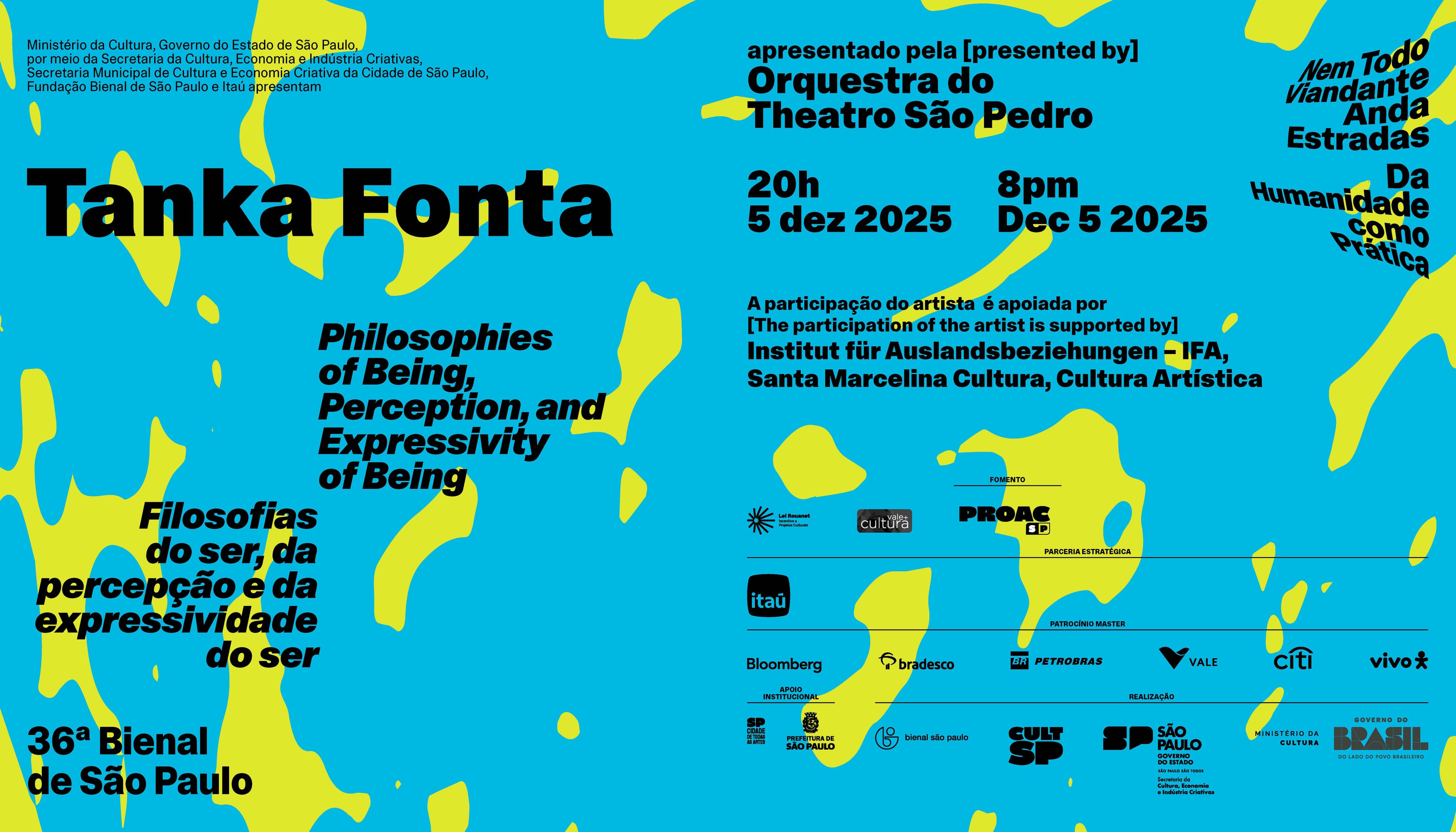 Banner do evento Orquestra do Theatro São Pedro apresenta Tanka Fonta
