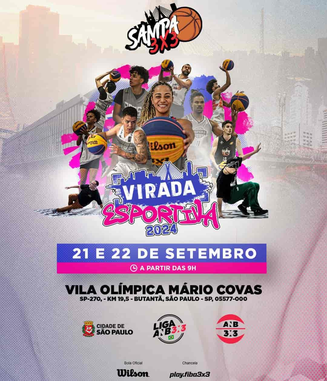 Banner do evento Virada Esportiva 2024