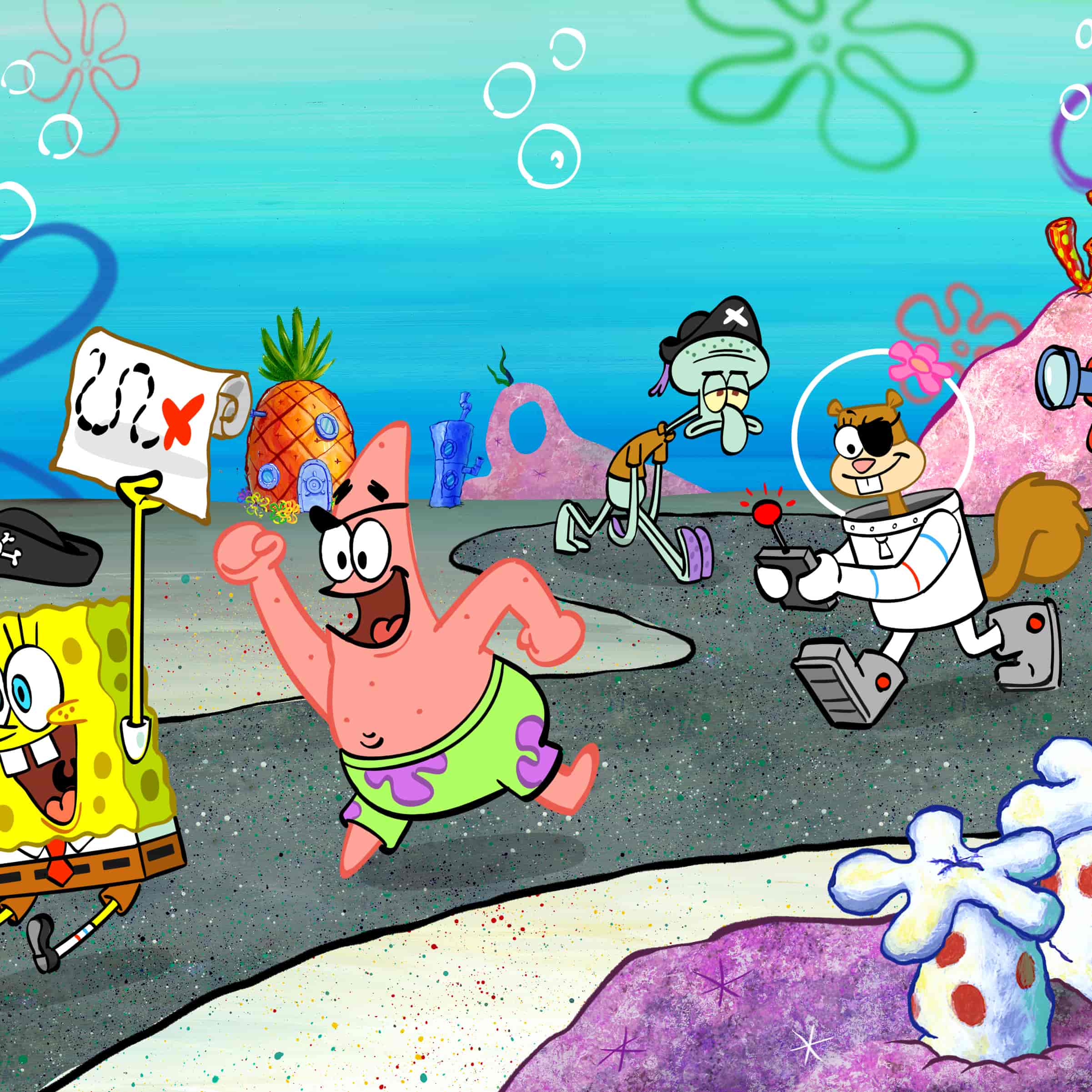 Banner do evento Bob Esponja: A Experiência