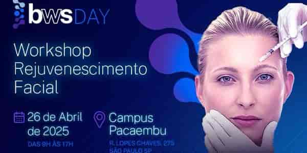 Banner do evento BWS Day - Rejuvenescimento Facial