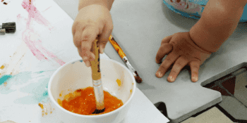 Banner do evento Programação Mês das Crianças | Oficina "Café, Colo e Cor"