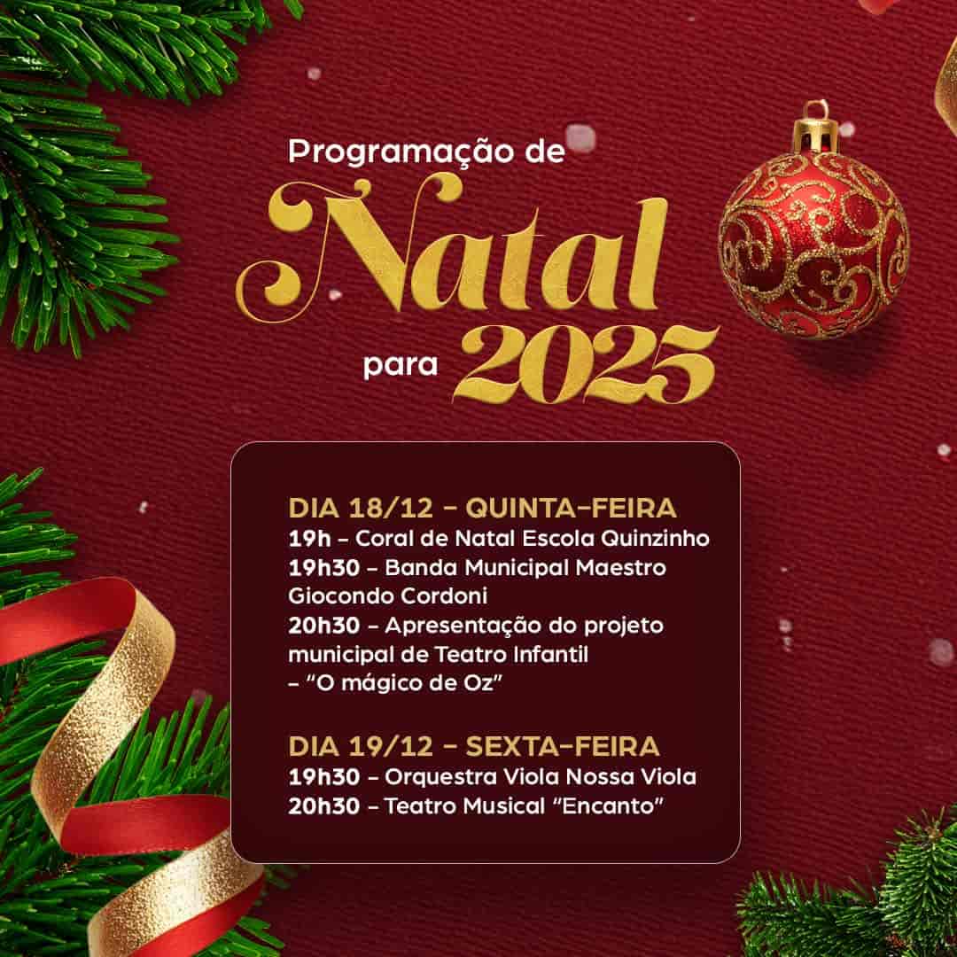 Banner do evento NATAL ILUMINADO 2025