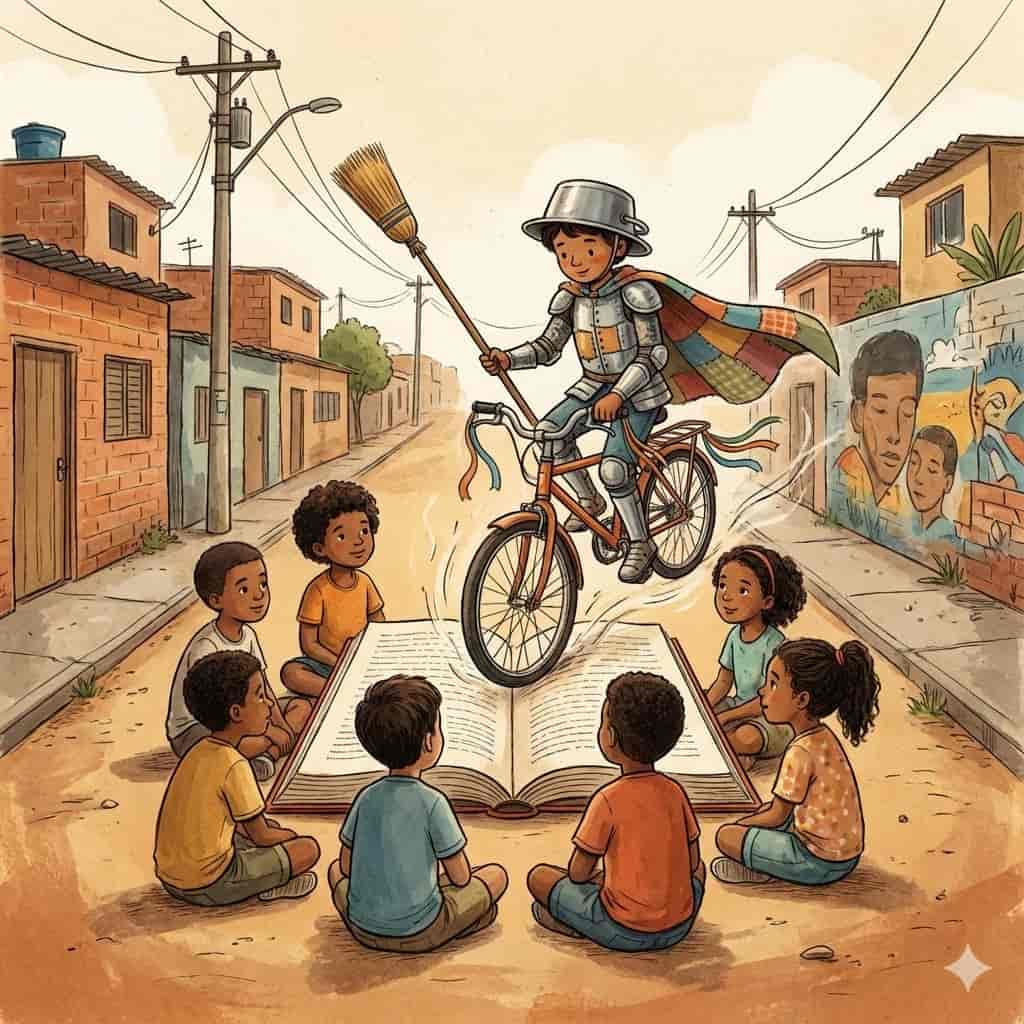 Imagem do evento RODA DE LEITURA: O CAVALEIRO PERIFÉRICO DA TRISTE FIGURA – COM EQUIPE BIBLIOTECA