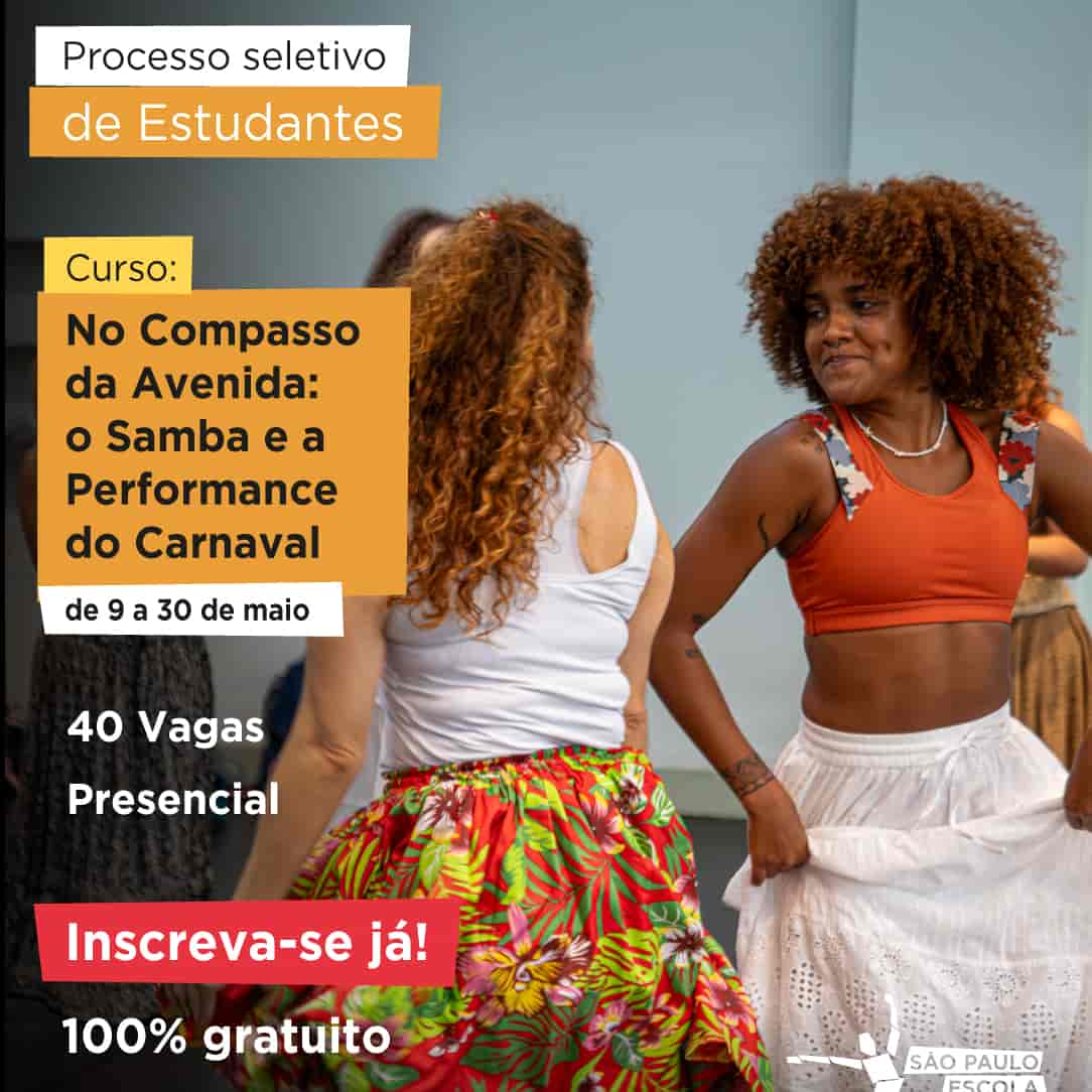 Imagem do evento Curso de Extensão Cultural - "No Compasso da Avenida: O Samba e a Performance do Carnaval”