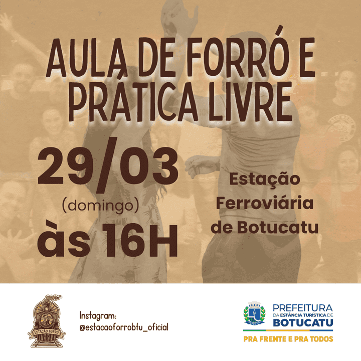 Imagem do evento 💃 AULA DE FORRÓ E PRÁTICA LIVRE