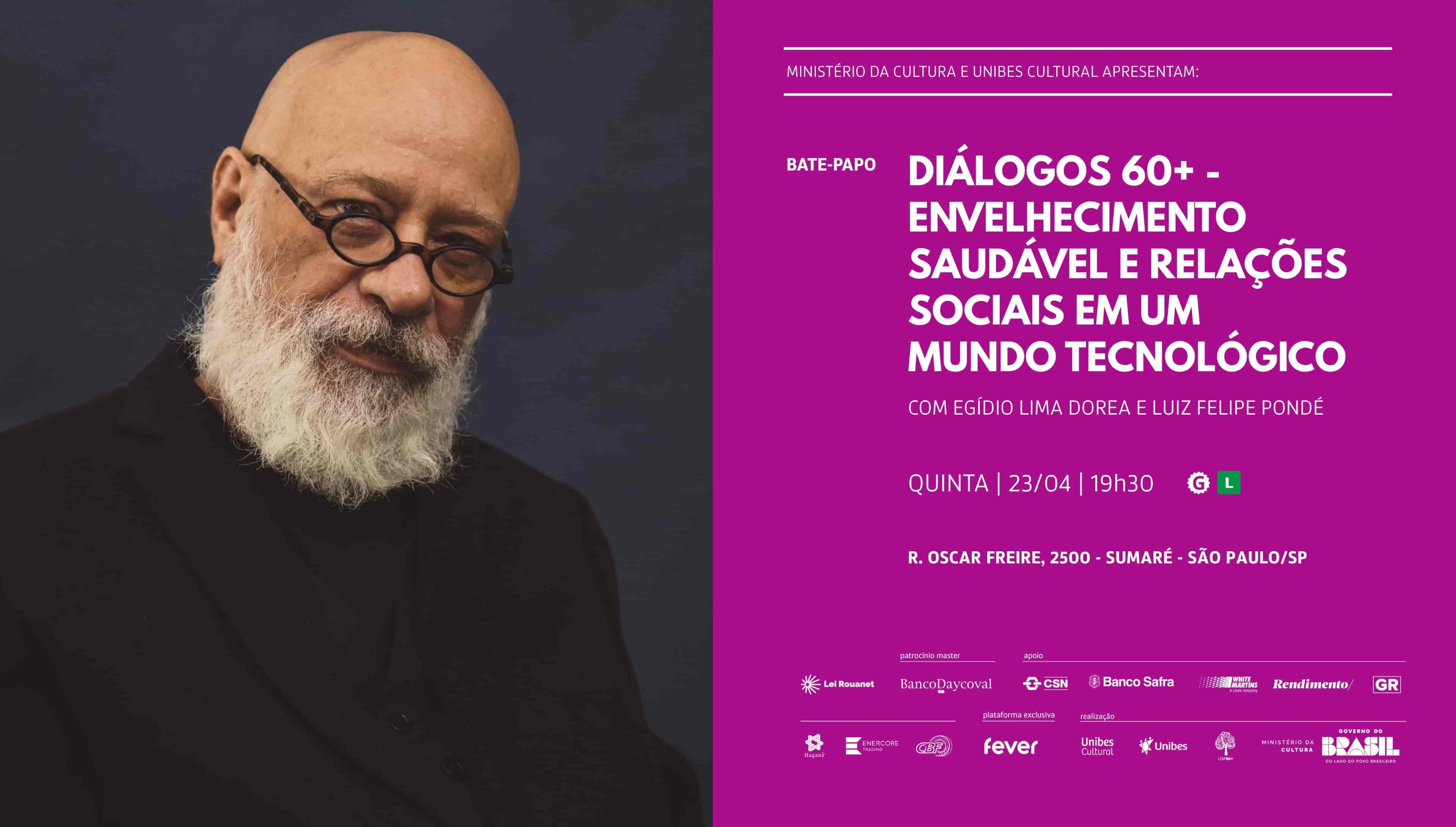 Imagem do evento Diálogos 60+ - Envelhecimento Saudável e Relações Sociais em um Mundo Tecnológico